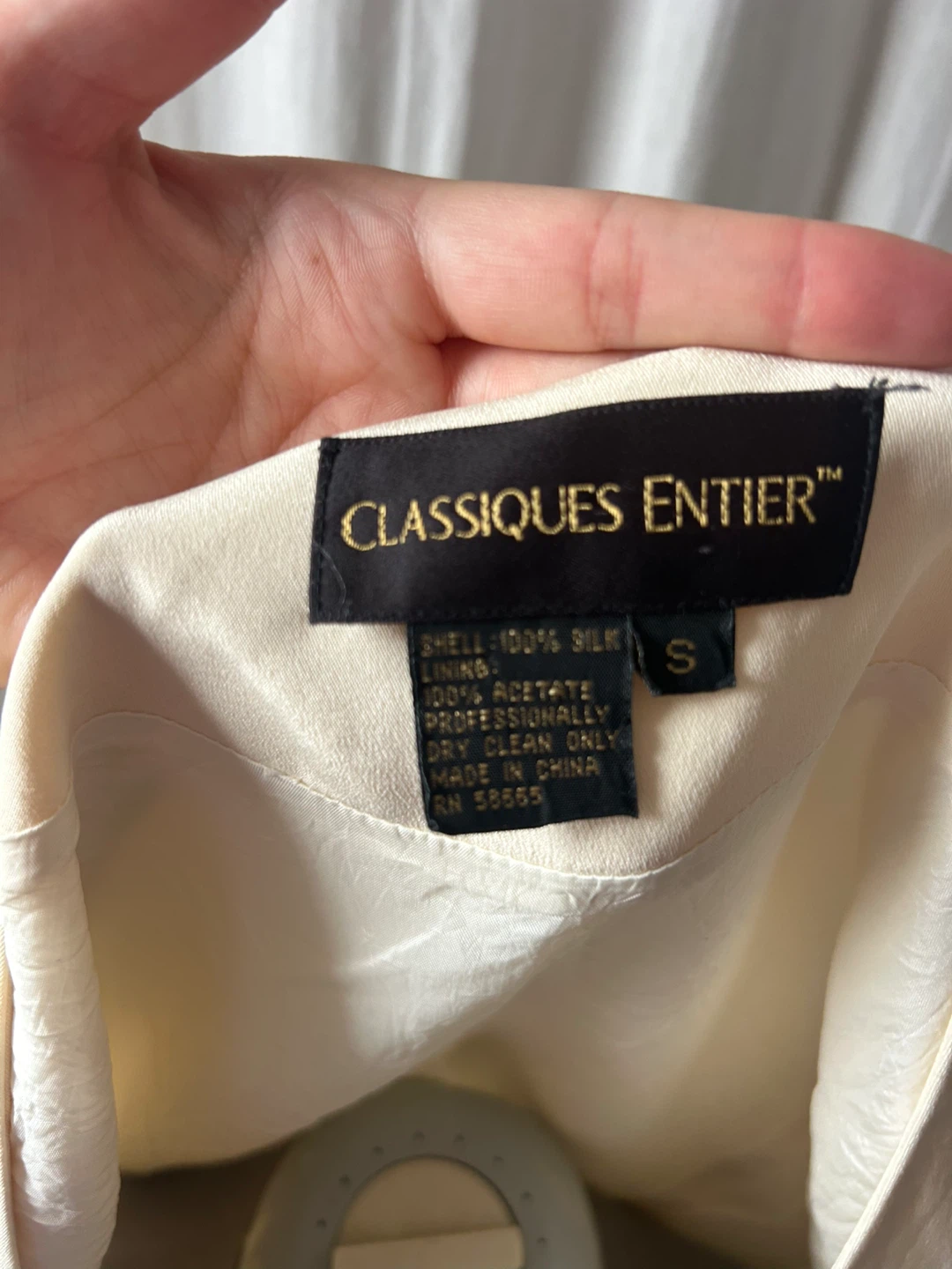 Vintage Silk Top Size S - photo 3