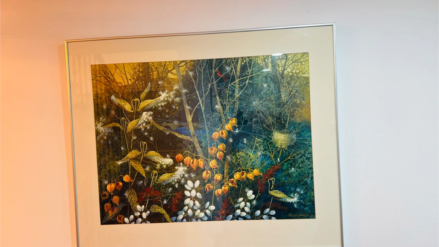 Large Framed Robert Laessig Nature Art Print
