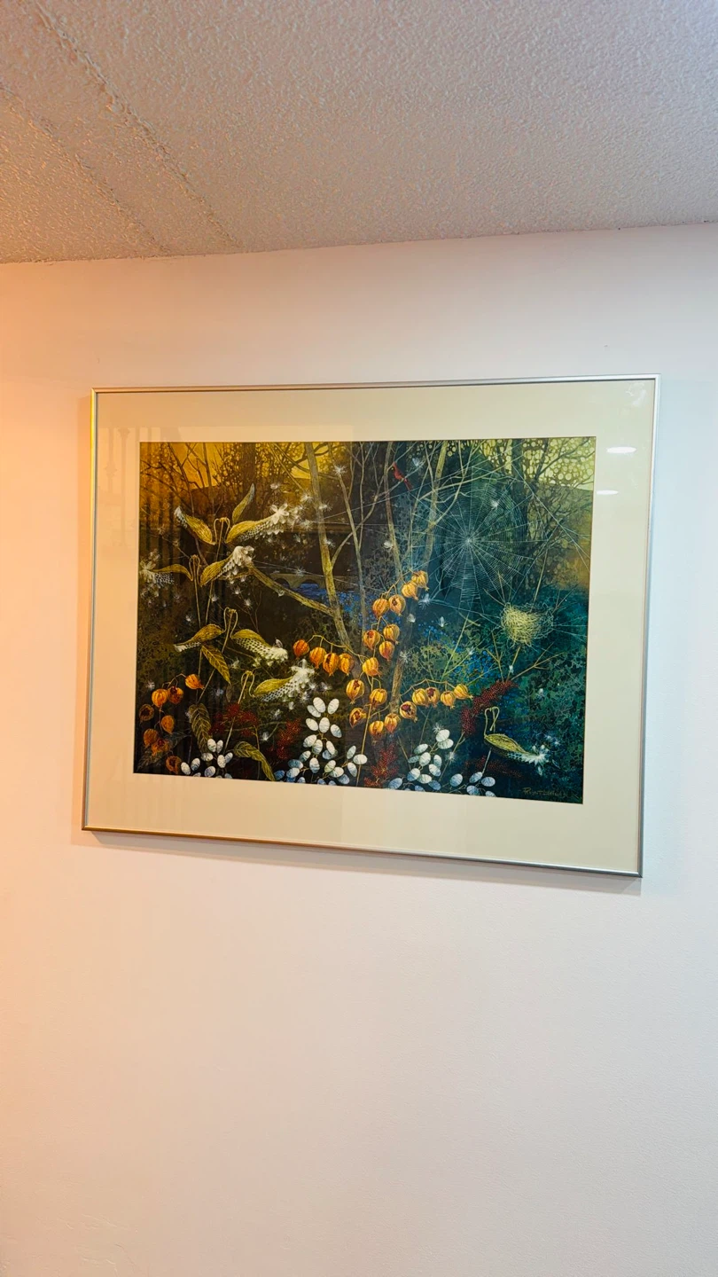 Large Framed Robert Laessig Nature Art Print - photo 2