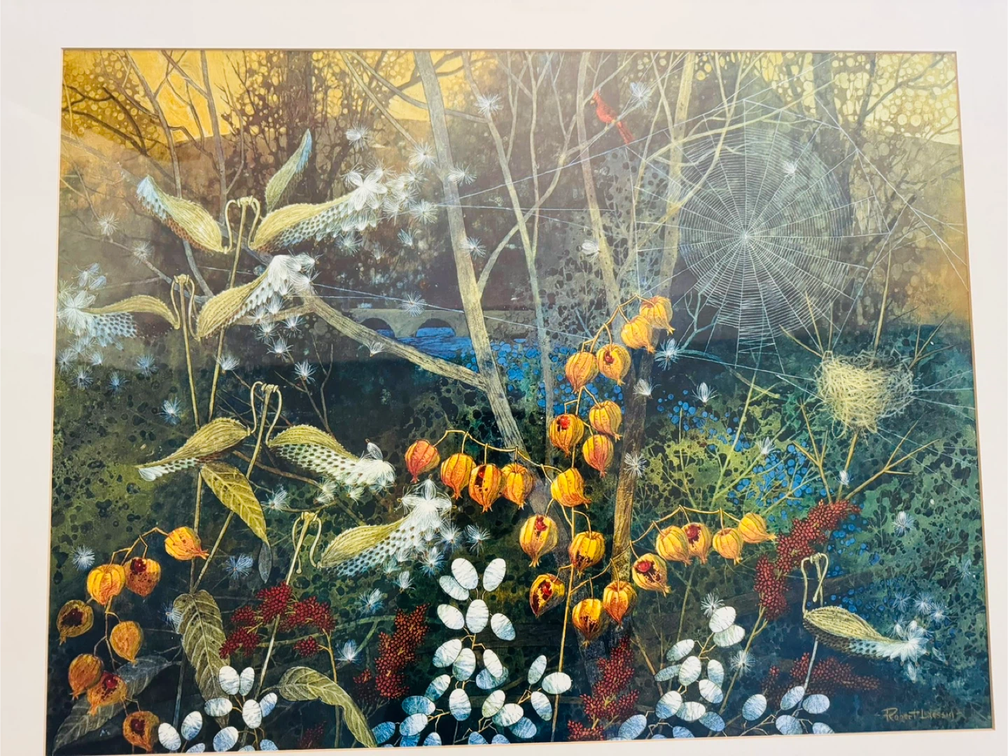 Large Framed Robert Laessig Nature Art Print - photo 4