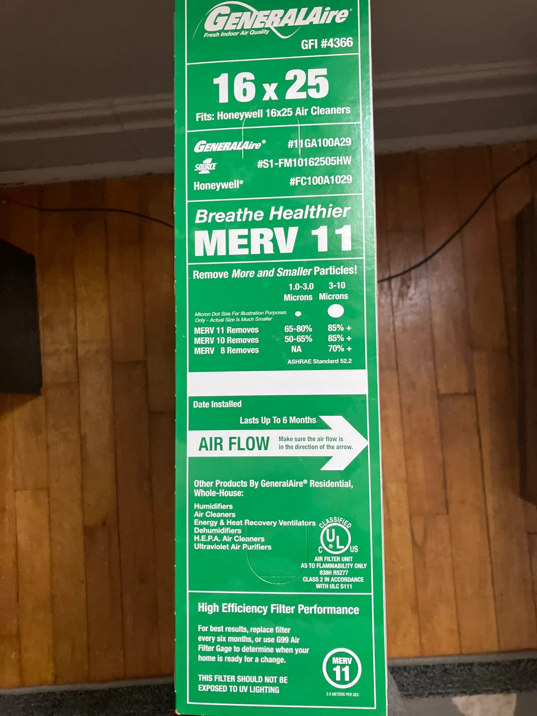 Merv 11 furnace filter