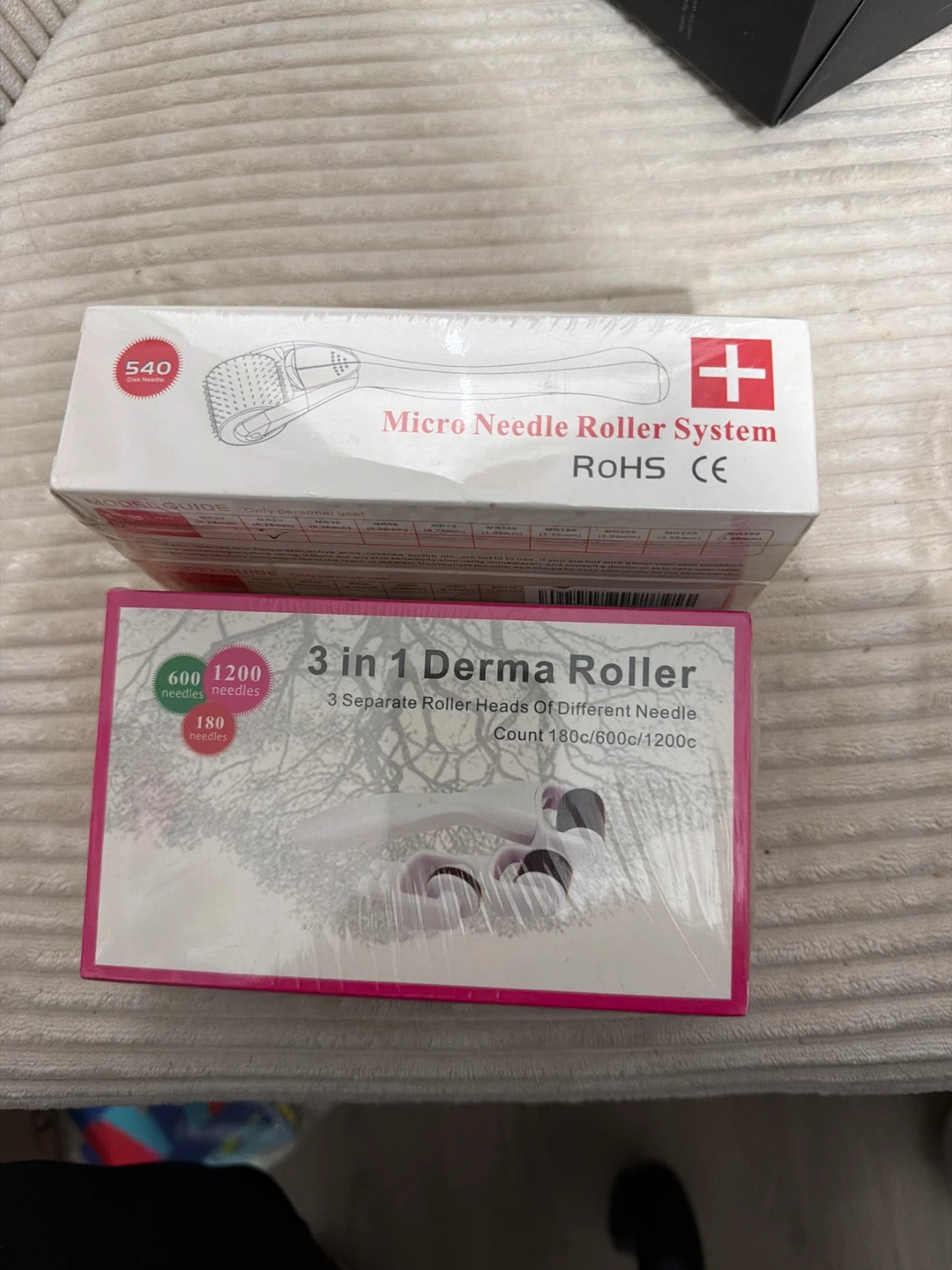 3-in-1 Derma Roller Micro Needle Roller System