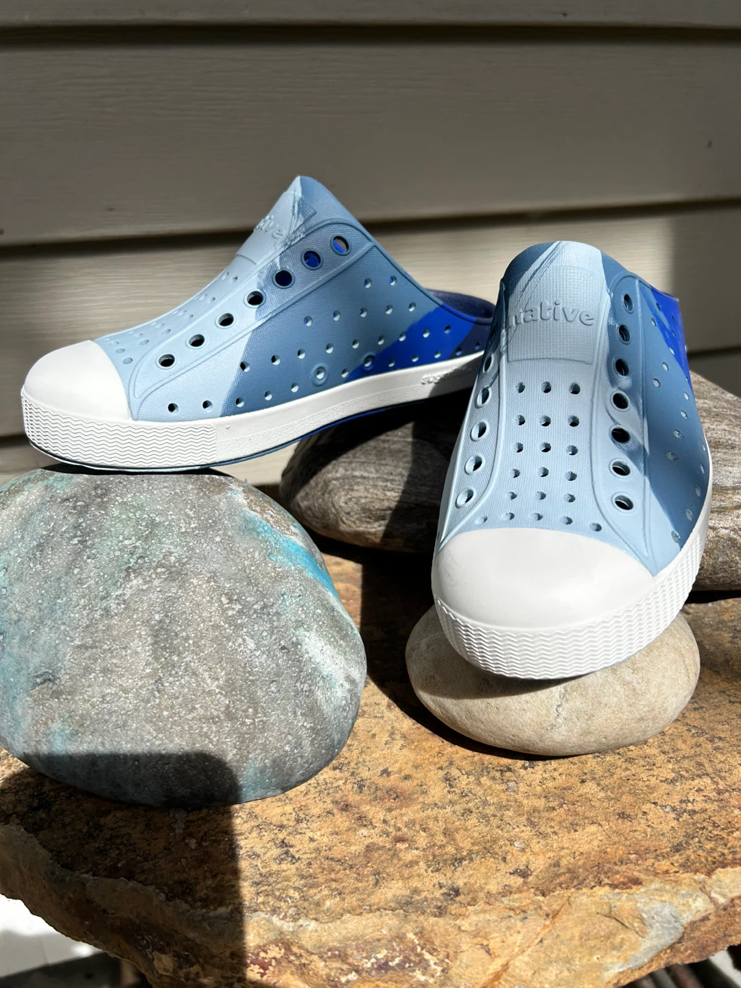 Native Shoes Jefferson Lite Slip-On Blue Camo Kids Size C 13