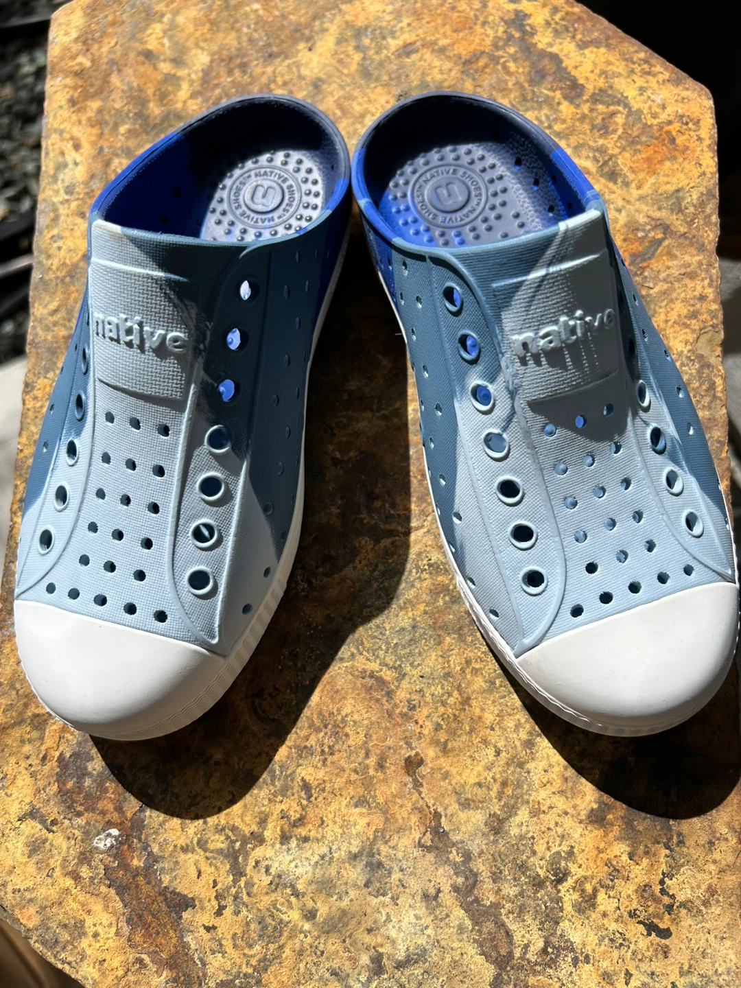 Native Shoes Jefferson Lite Slip-On Blue Camo Kids Size C 13 - photo 2