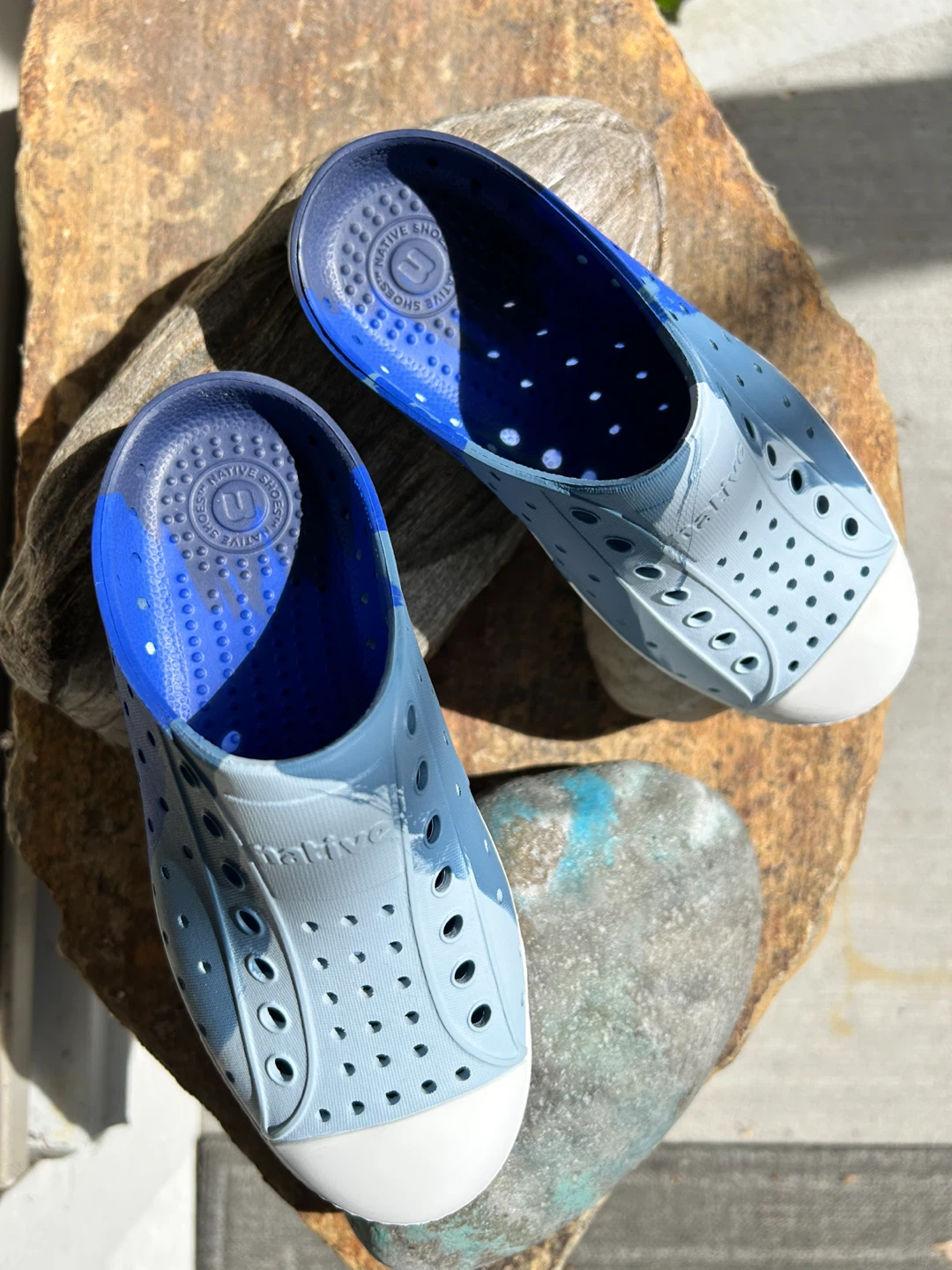 Native Shoes Jefferson Lite Slip-On Blue Camo Kids Size C 13 - photo 3