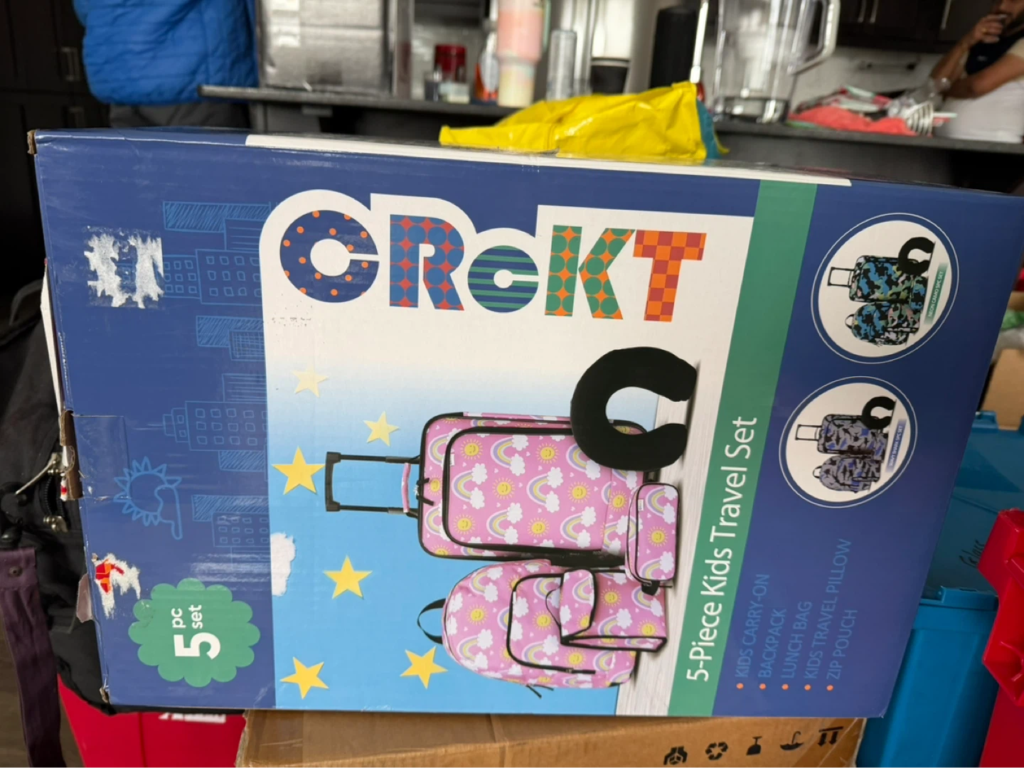 CROKT 5-Piece Kids Travel Set