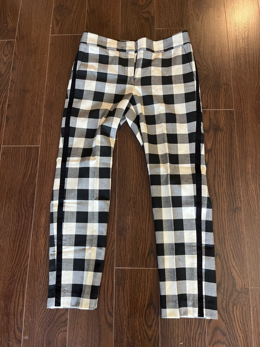 Talbots Hampshire Ankle Pants Buffalo Plaid Size 8