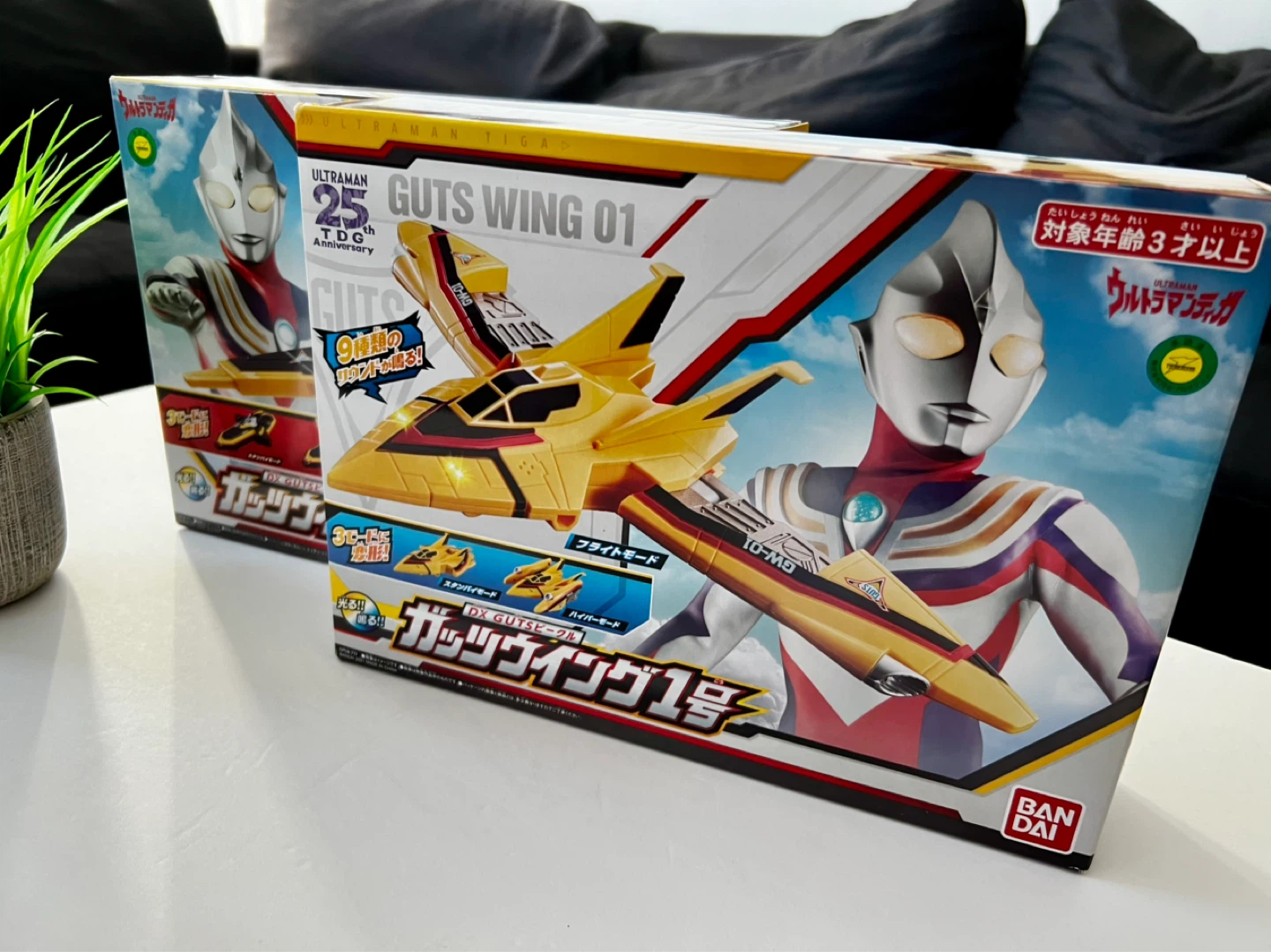 Ultraman Tiga GUTS Wing 01 & 02 DX Set