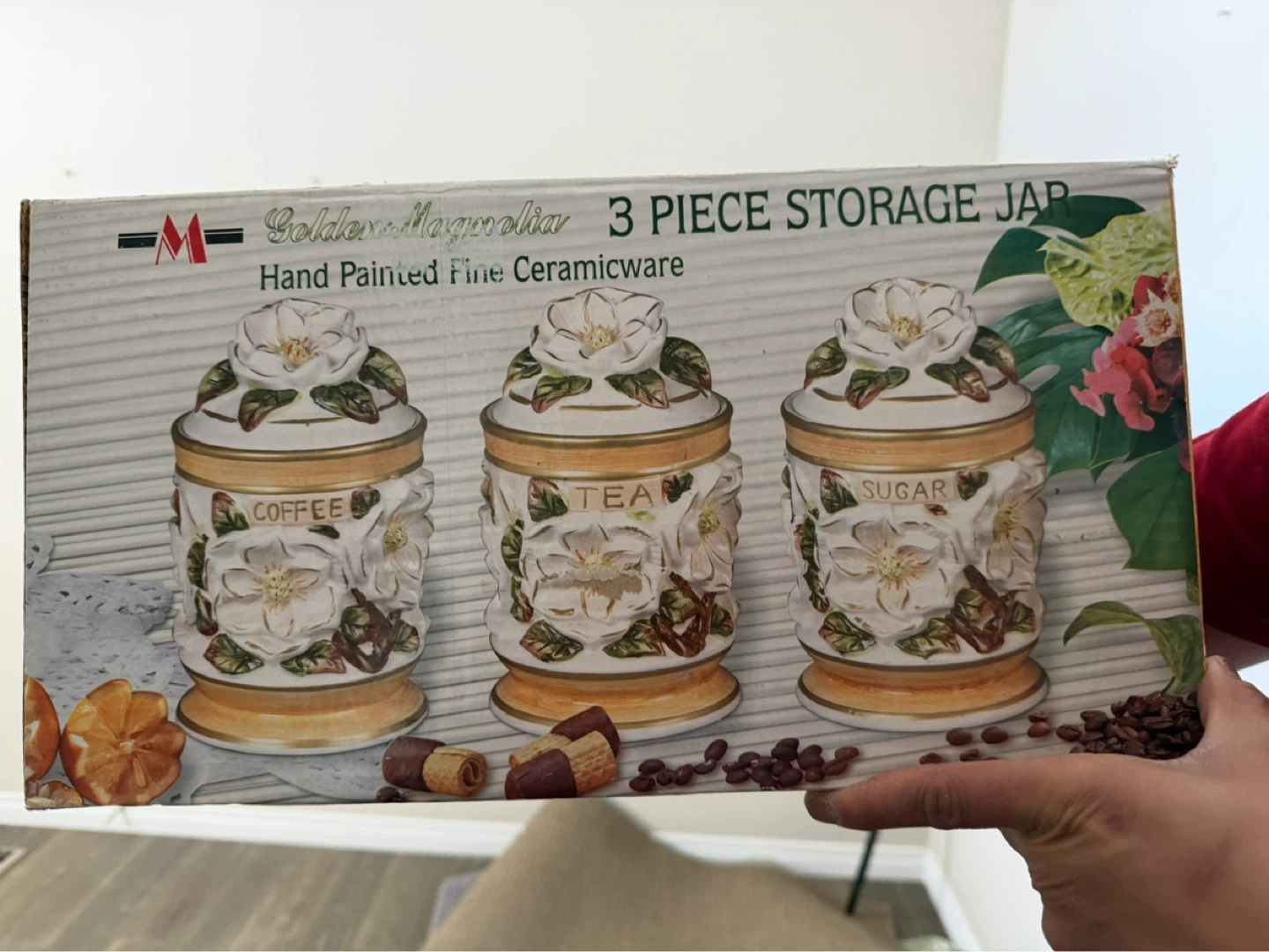 3 Piece Ceramic Storage Jar Set
