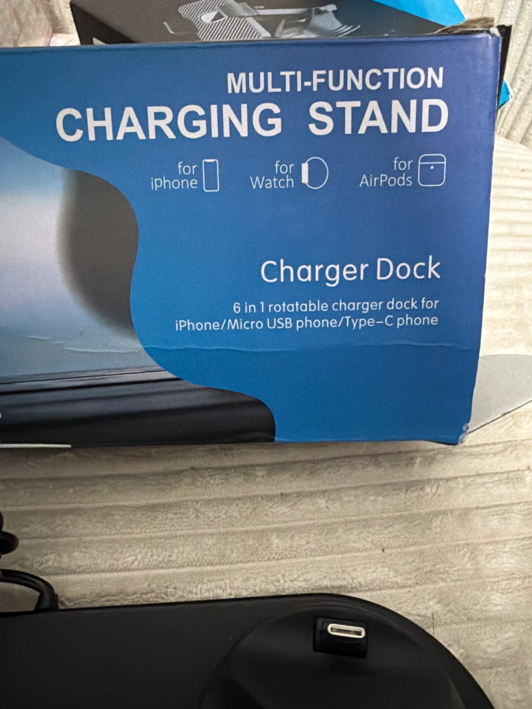 Multi-Function Charging Stand for iPhone, Watch, AirPods - photo 2