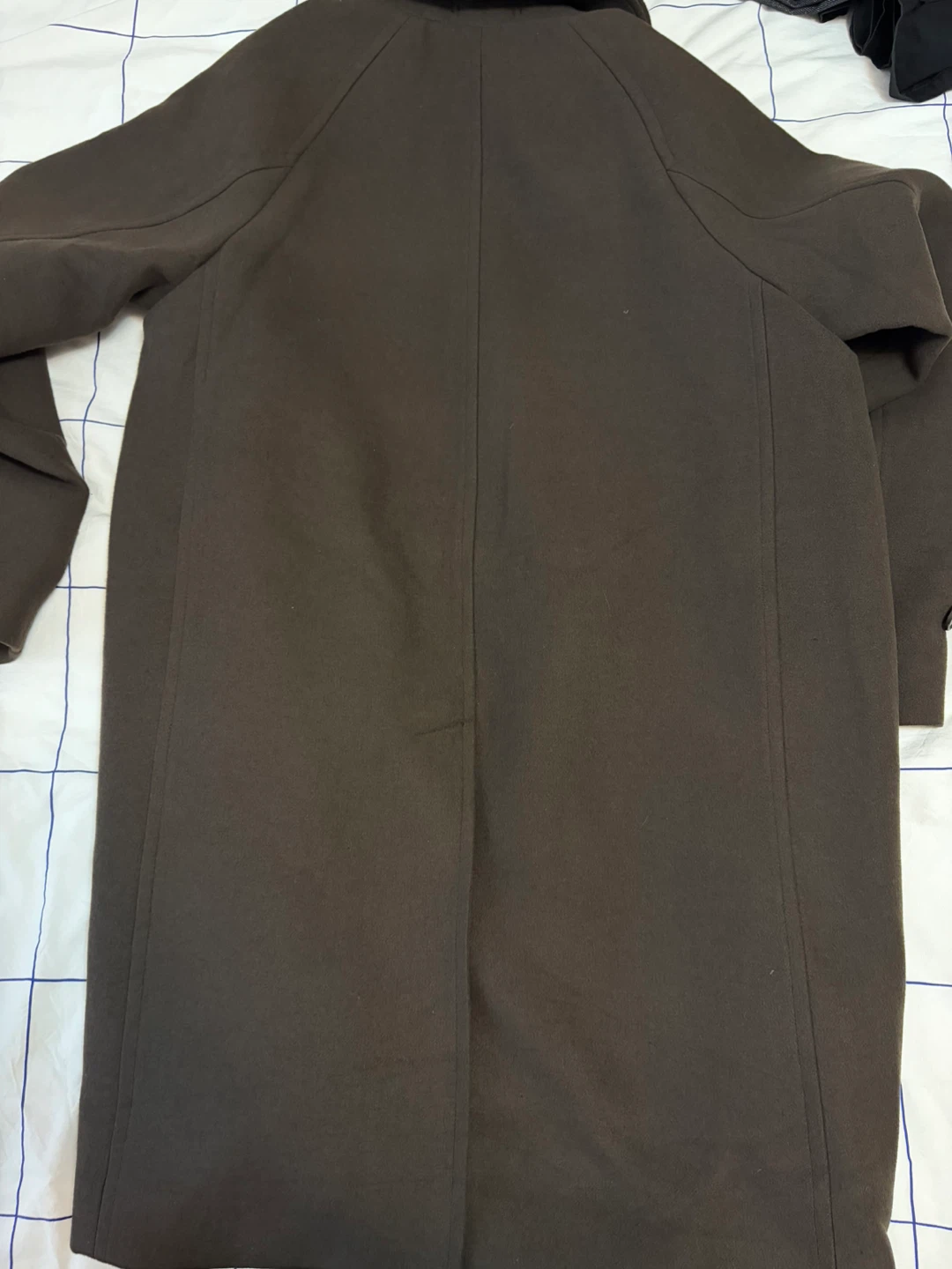 Uniqlo Brown Wool Balmaccan Coat - photo 2