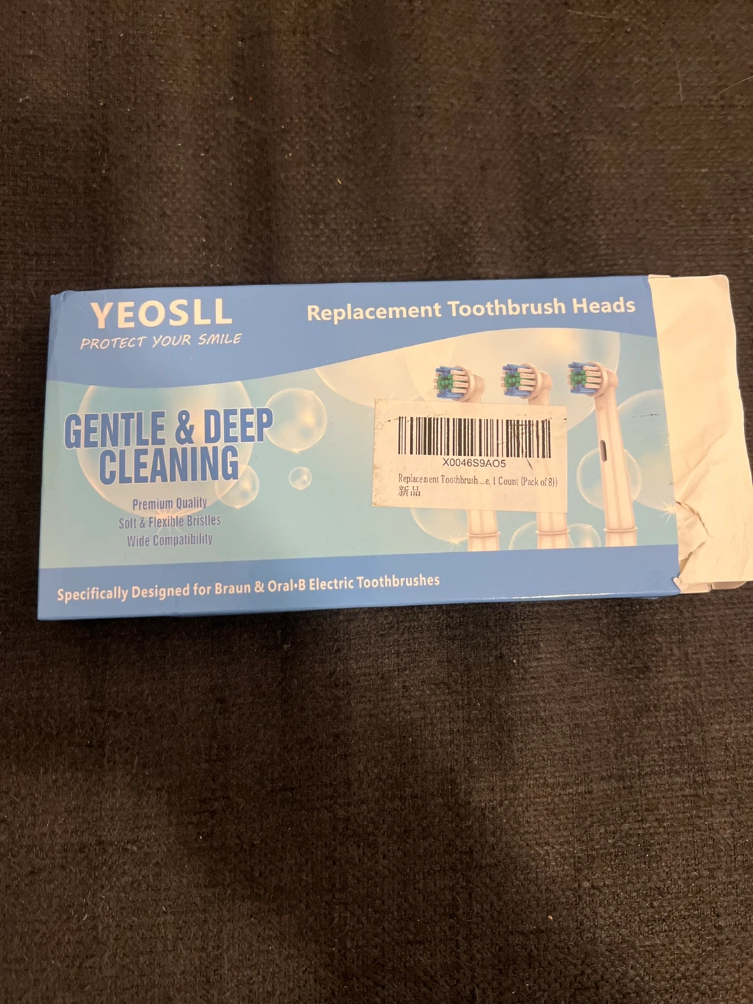 Replacement heads for electric toothbrush