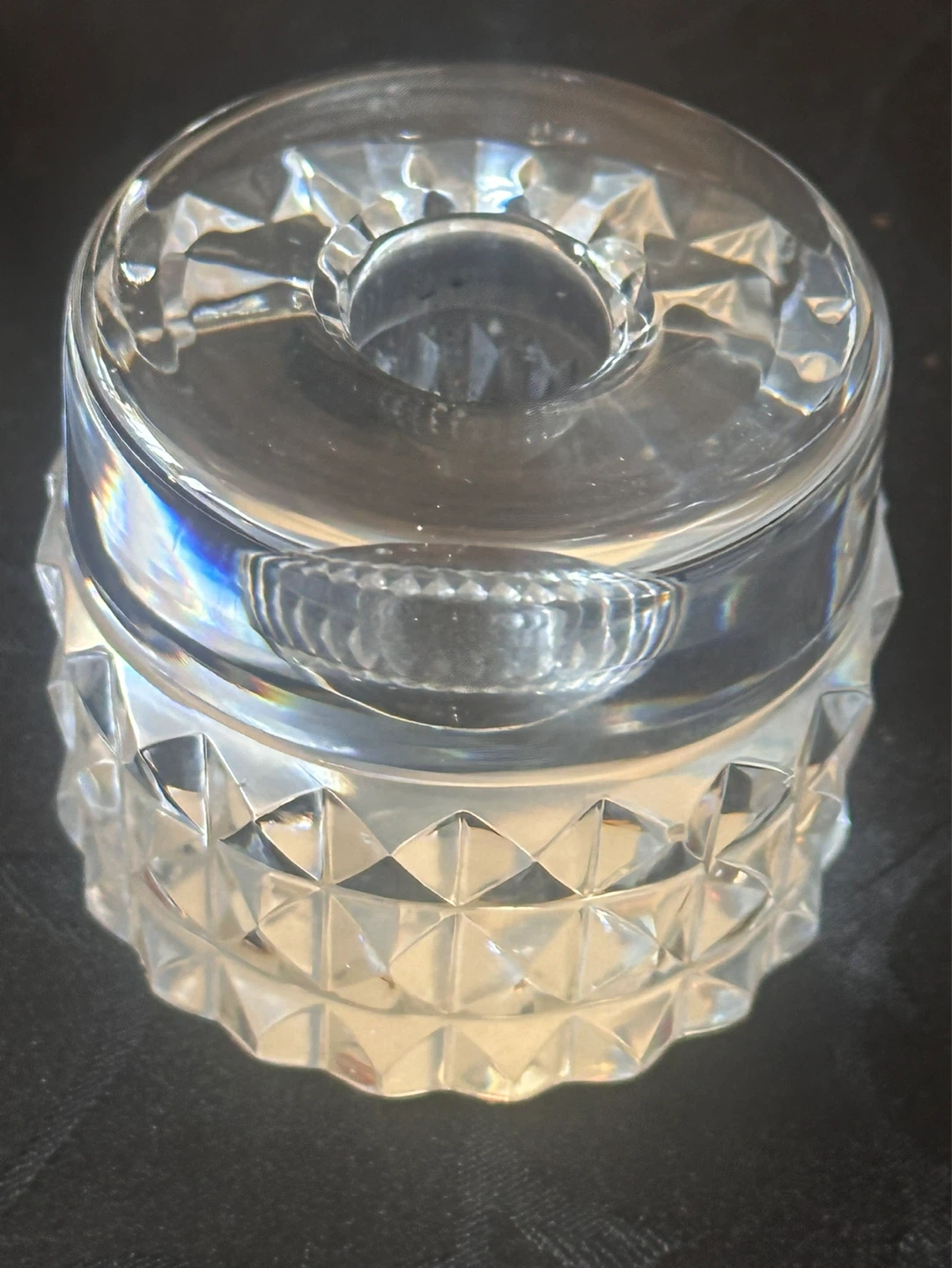 Signed Orrefors Candlestick Holder Made in Sweden - photo 3
