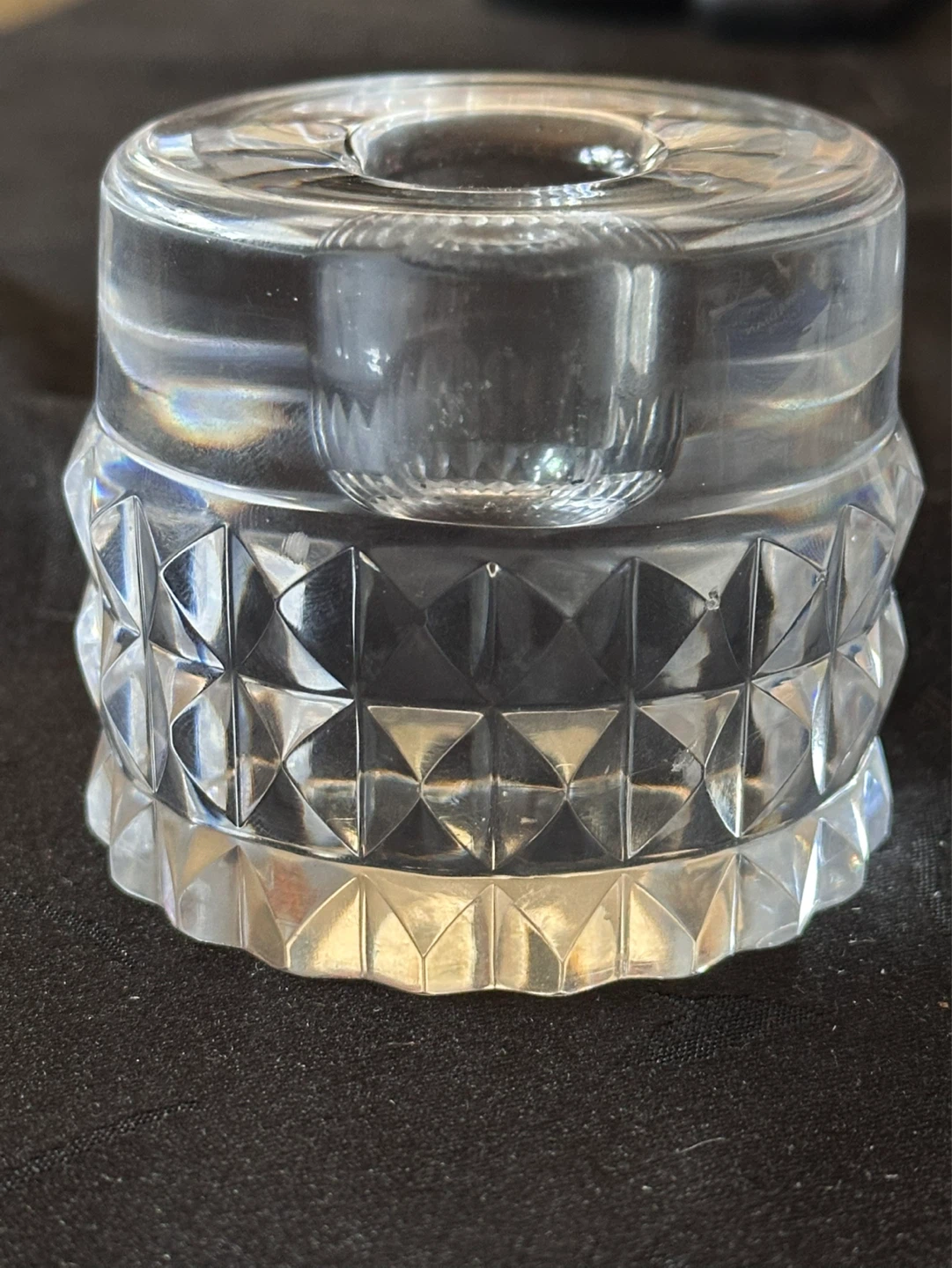 Signed Orrefors Candlestick Holder Made in Sweden