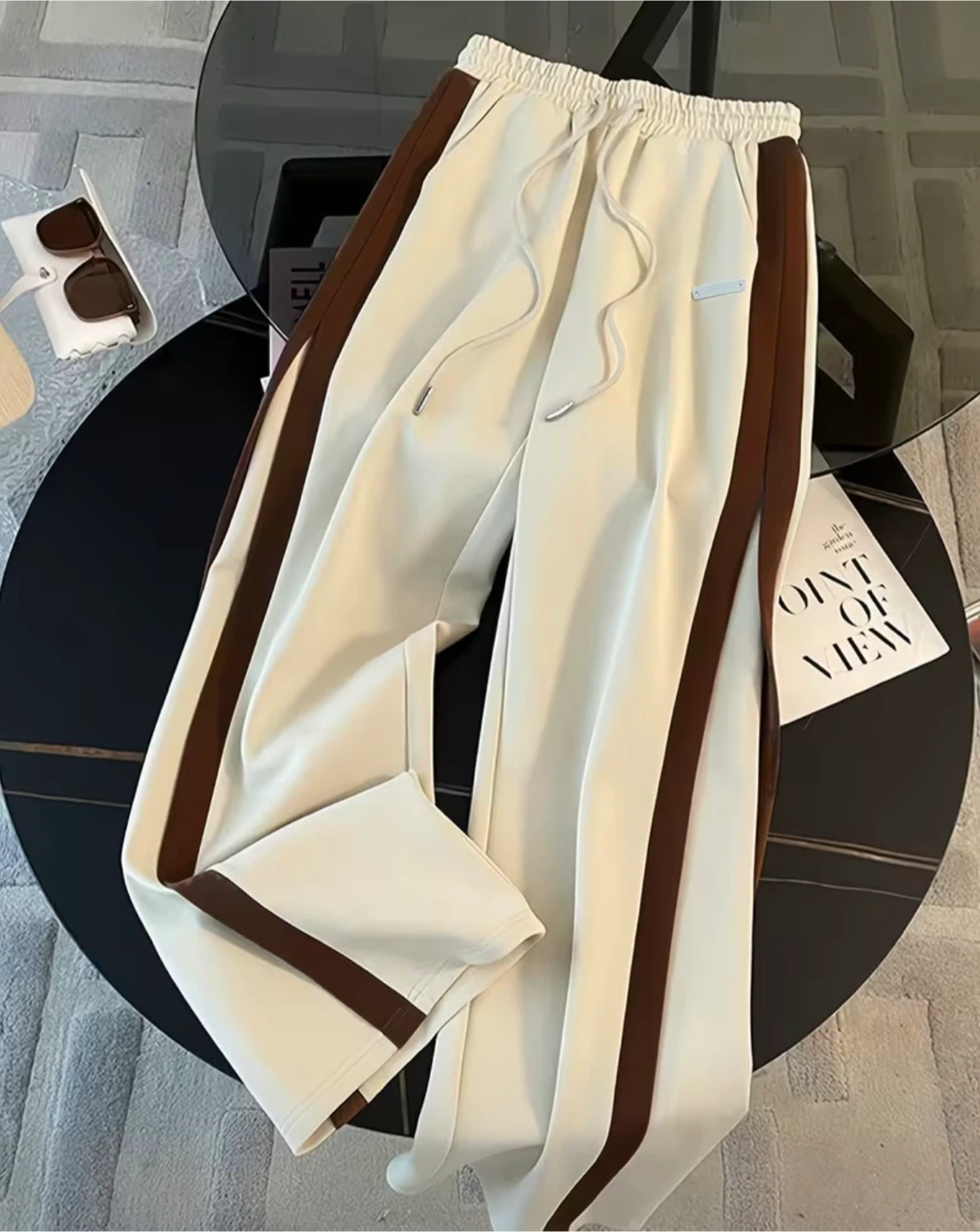 New Cream and brown tracksuit set - photo 4