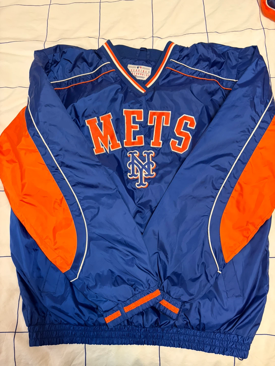 Majestic New York Mets Baseball Jacket Size L