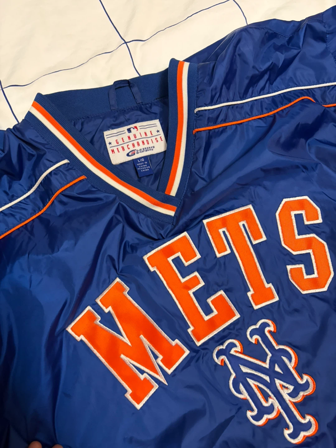 Majestic New York Mets Baseball Jacket Size L - photo 2