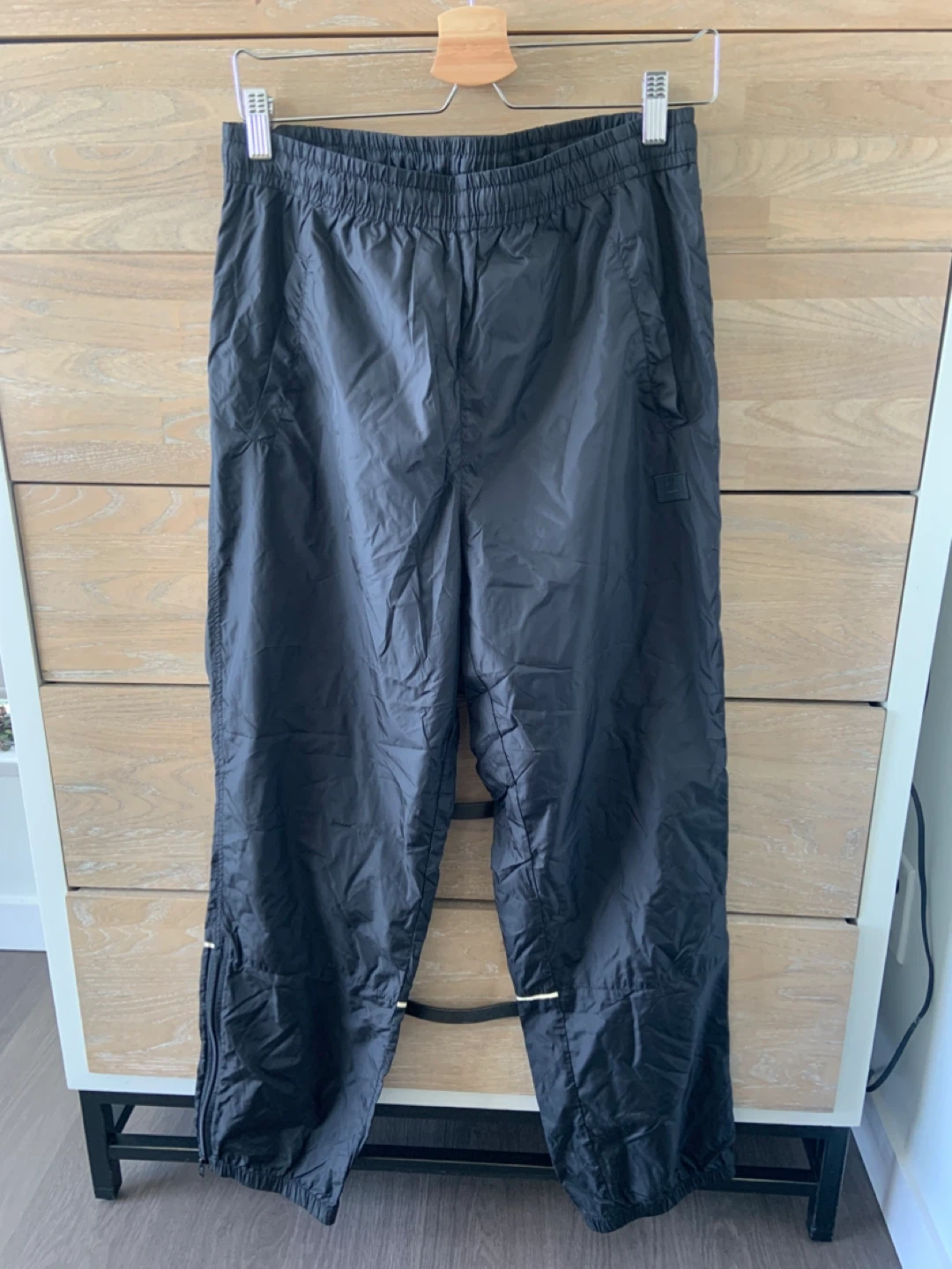Acne Studios Black Nylon Track Pants