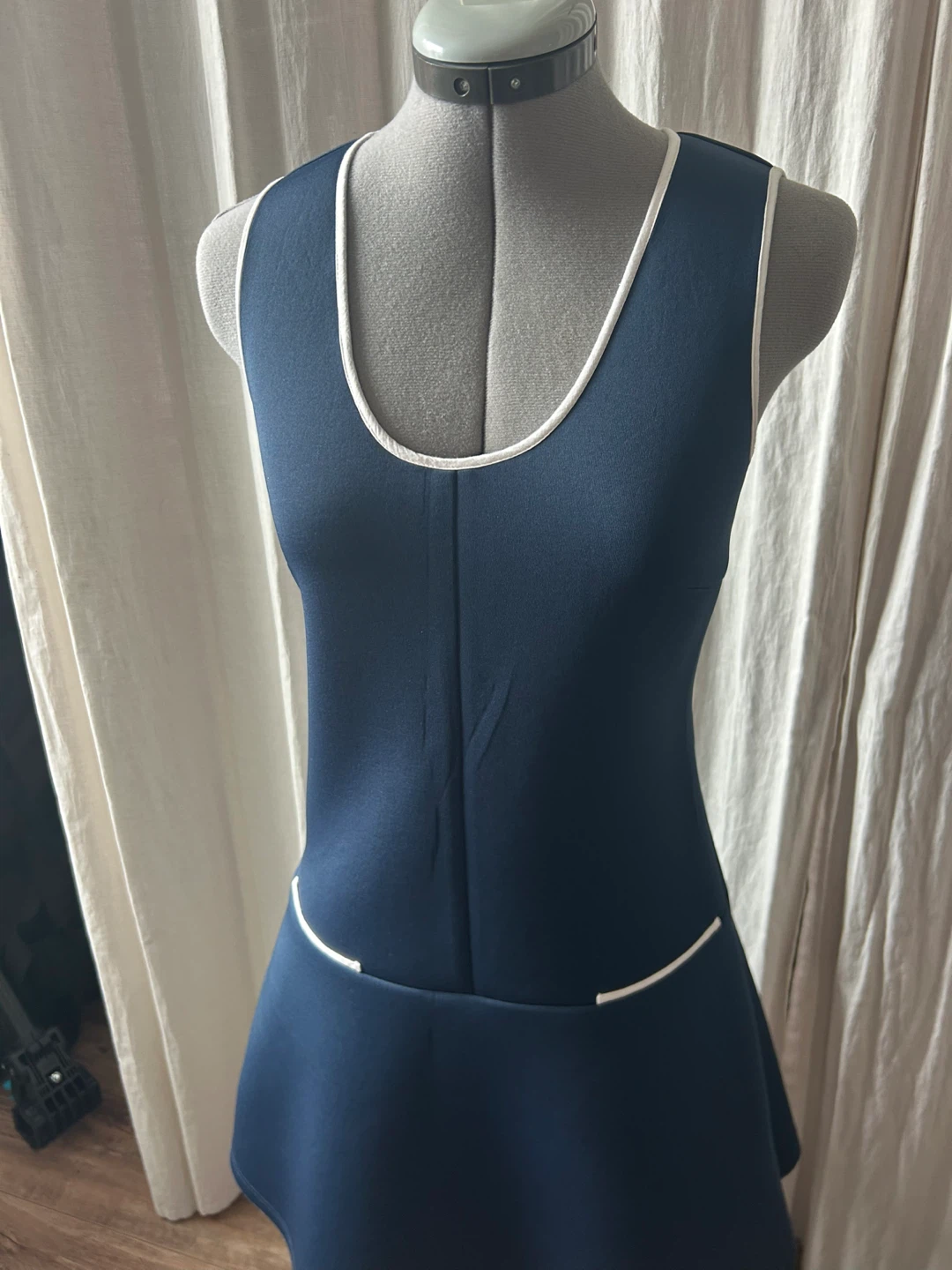 VINTAGE Dress with White Trim - photo 2