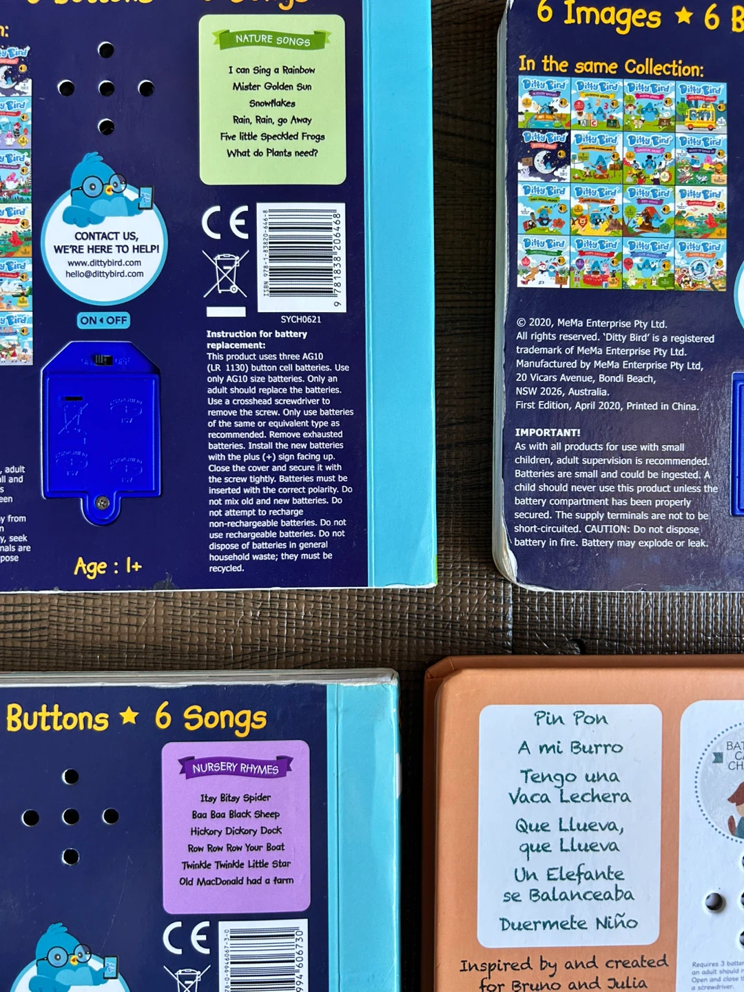 Ditty Bird Interactive Board Books - Set of 6 - photo 4