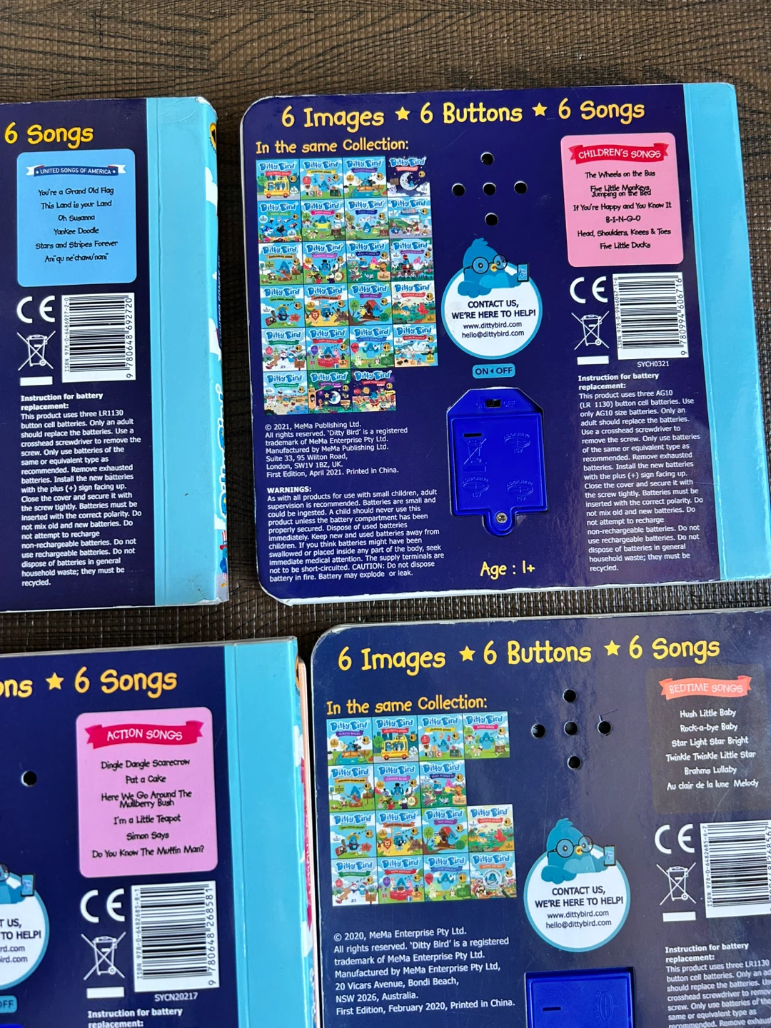 Ditty Bird Interactive Board Books - Set of 6 - photo 3