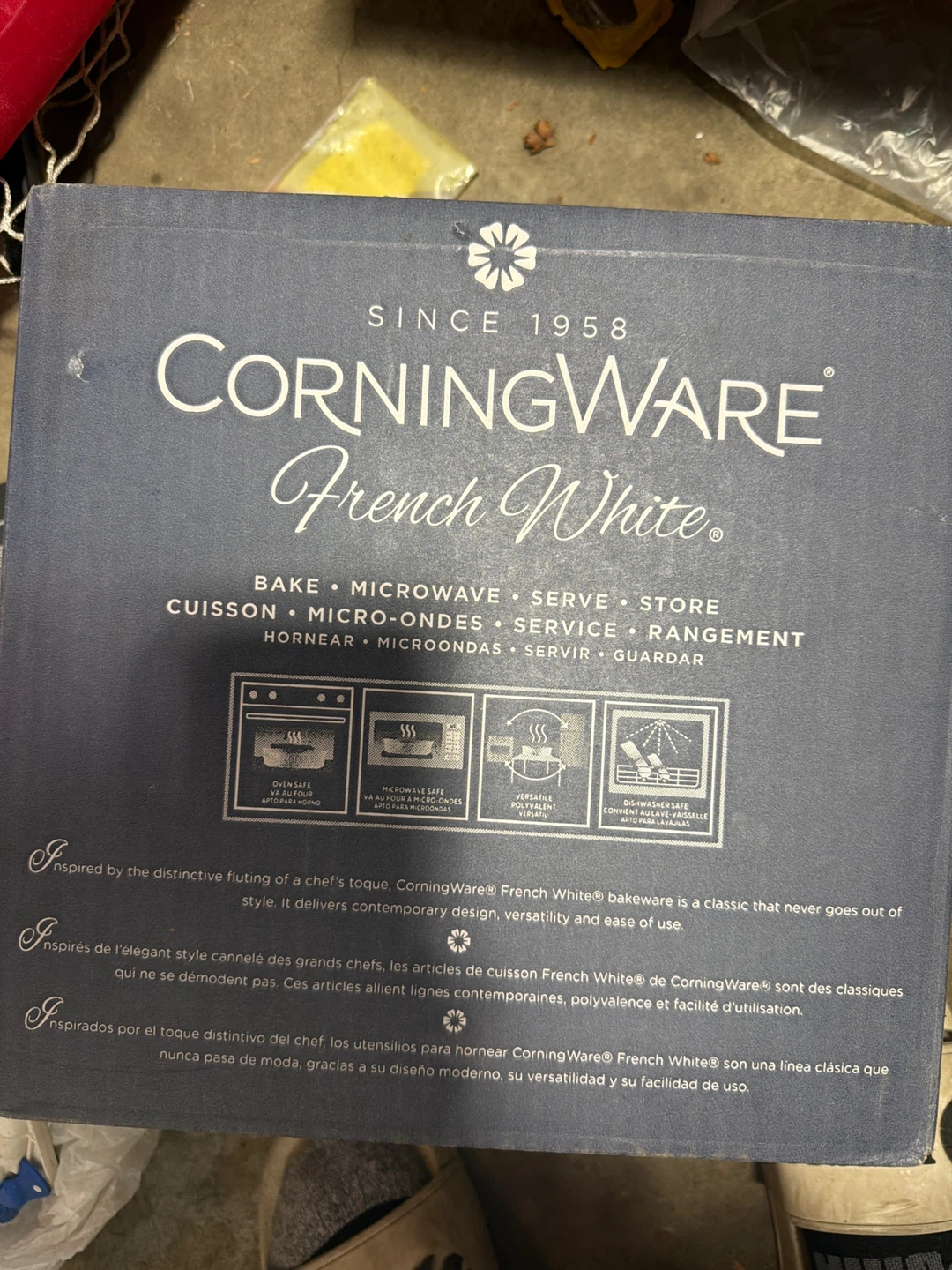 CorningWare French White Bakeware Set - photo 3