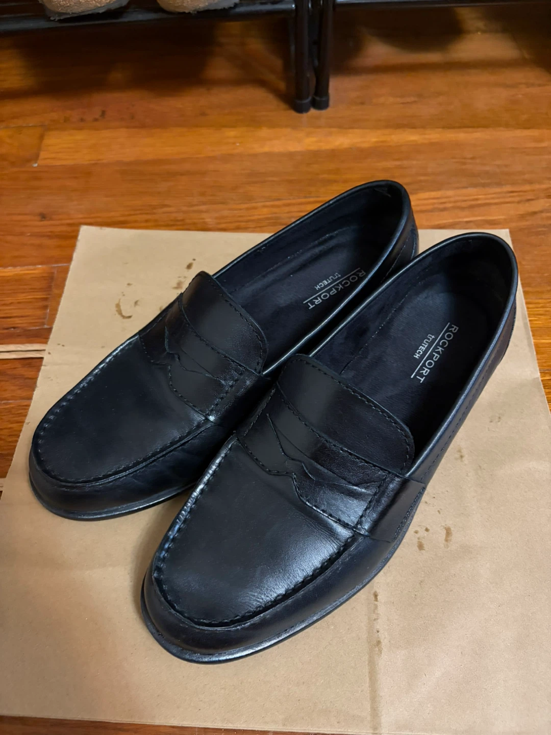Rockport Men's Black Loafer Size 7.5