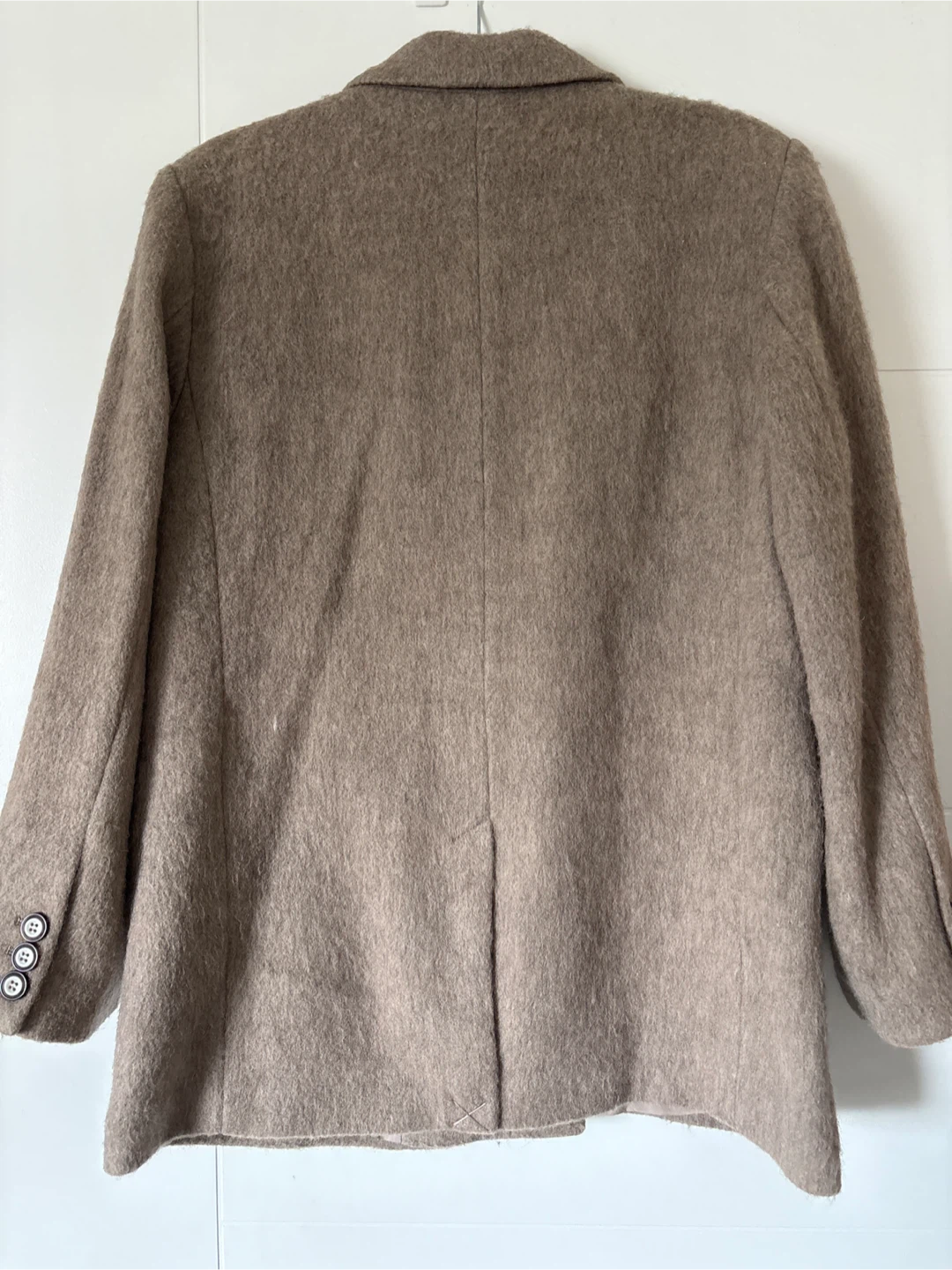Wool-Blend Double-Breasted Blazer - photo 2