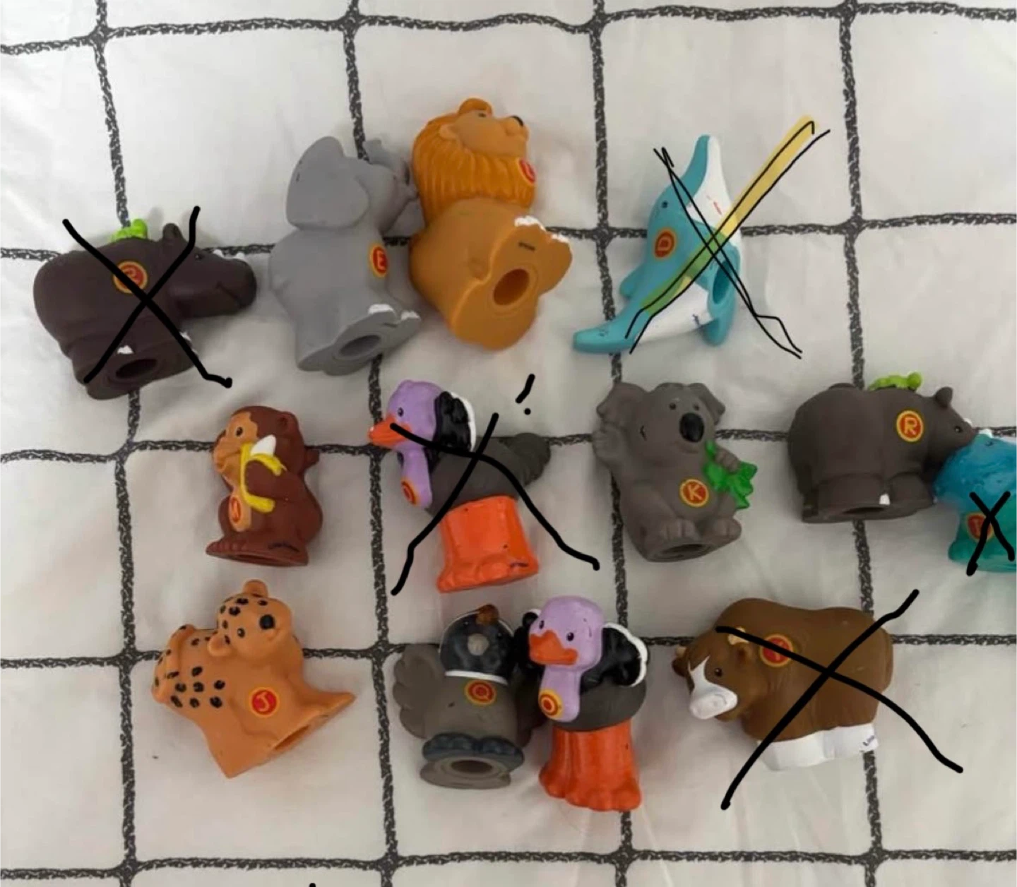Fisher-Price Little People Alphabet Zoo Animals with Letters