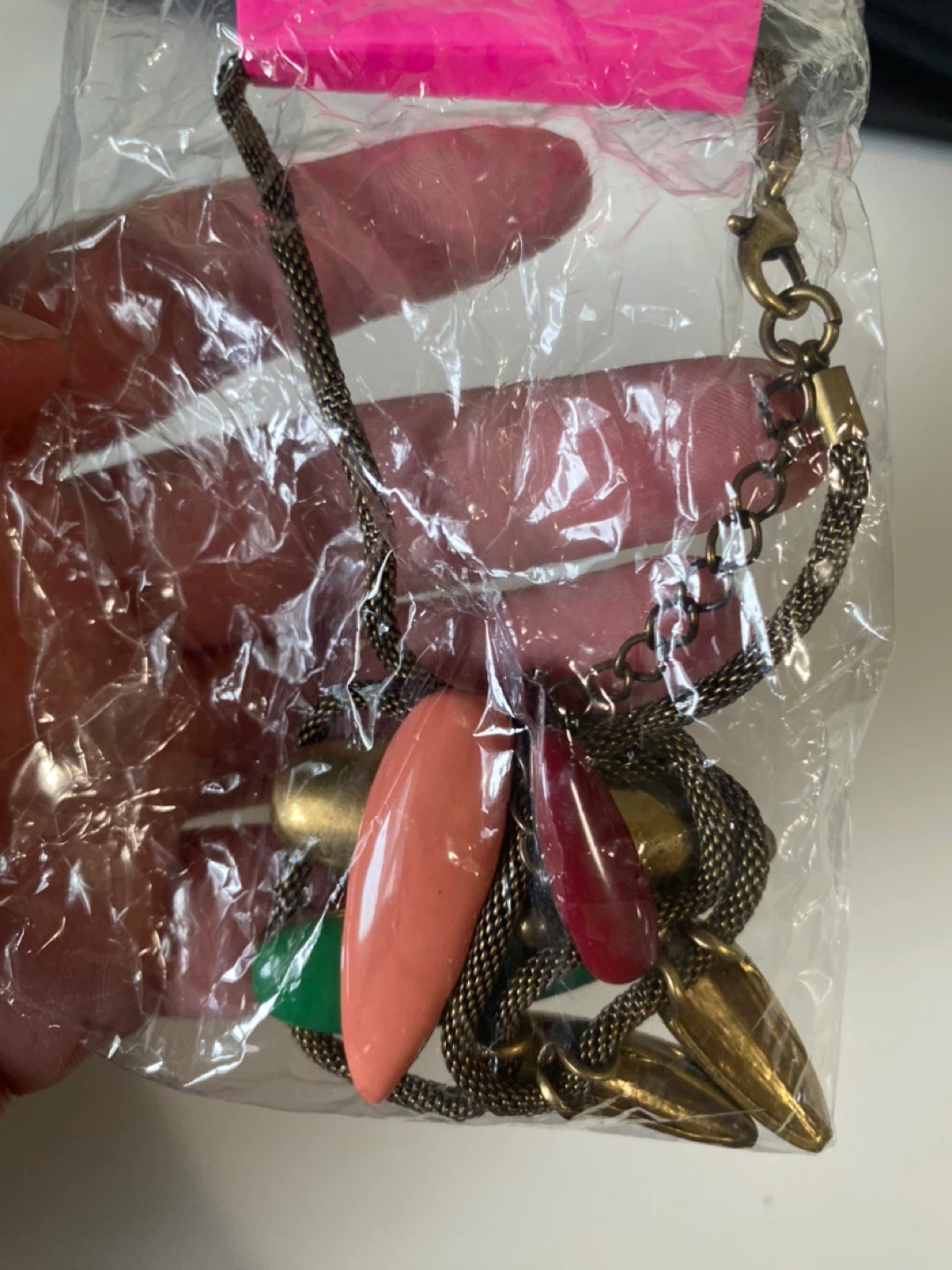 PinkStix Necklace Brand New