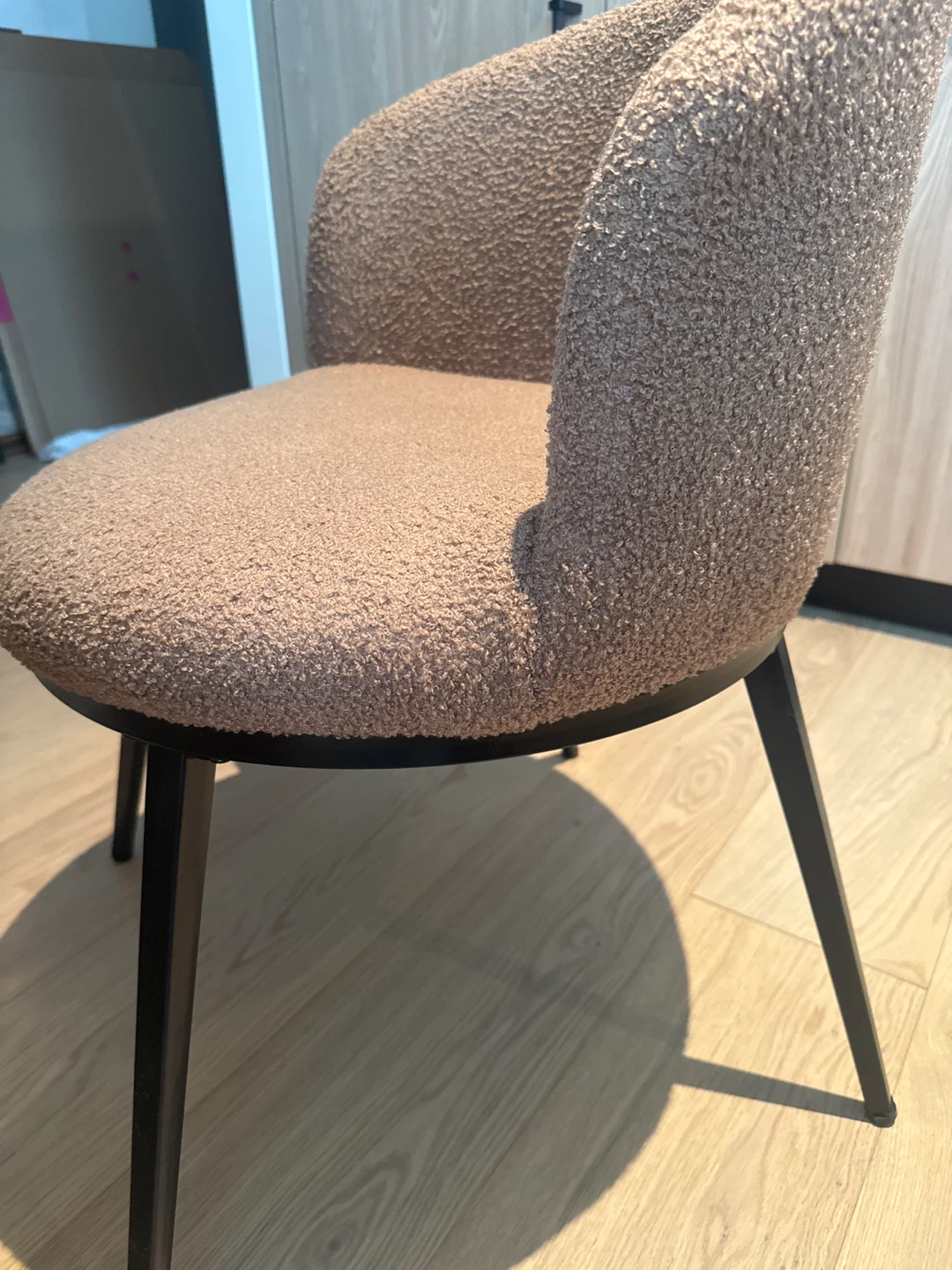 SET OF TWO- Boucle Accent Chair - photo 3