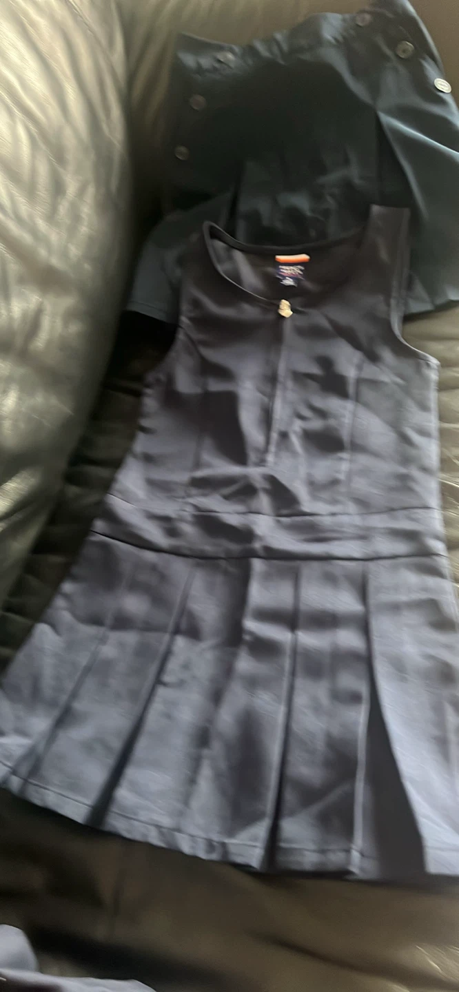 Navy blue size 8 school uniforms-$4 each piece