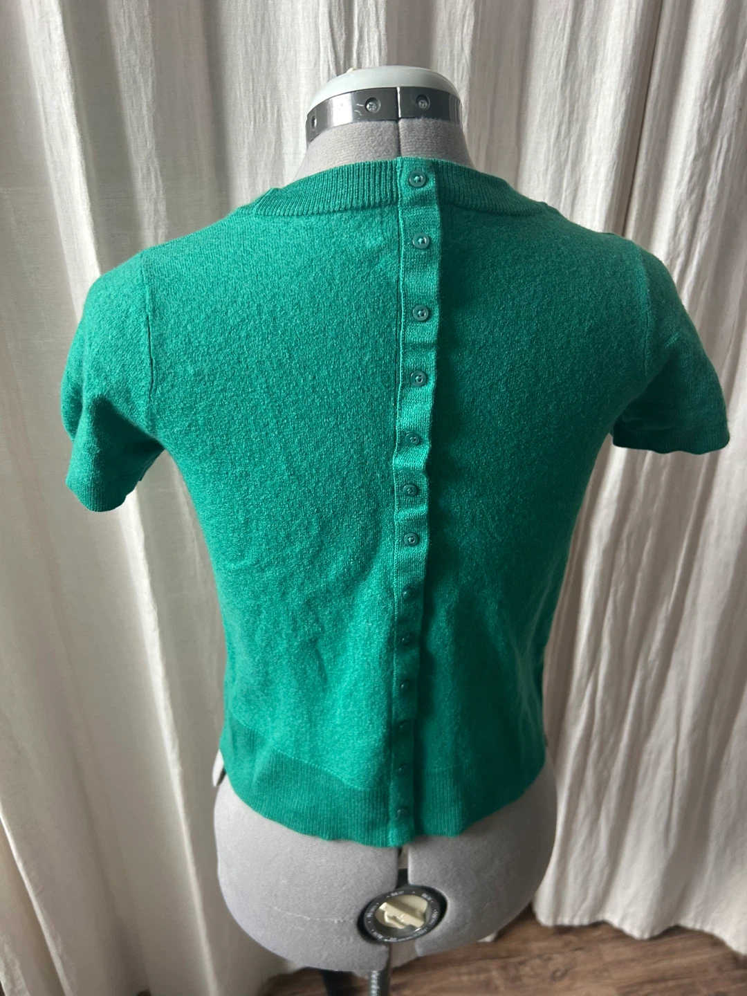 Green Merino Wool Sweater Top - photo 2