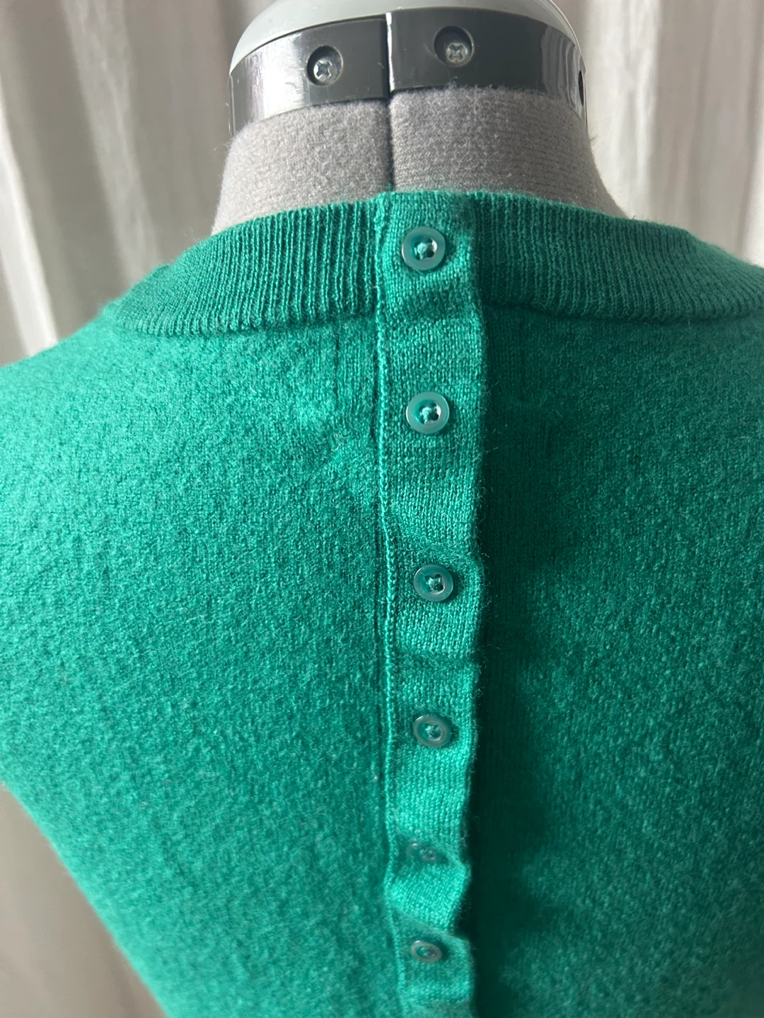 Green Merino Wool Sweater Top - photo 3