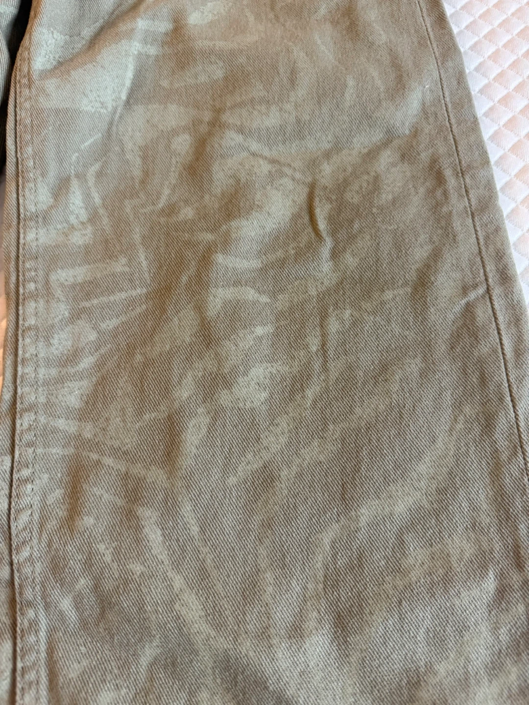Khaki Zebra Print Jeans - photo 4