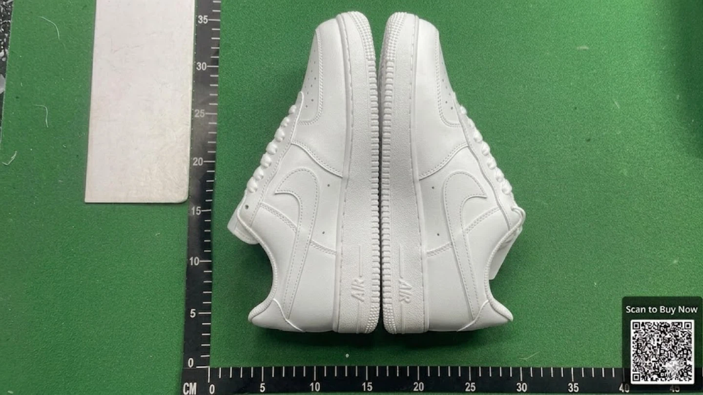 Nike Air Force 1 White Sneakers - photo 2