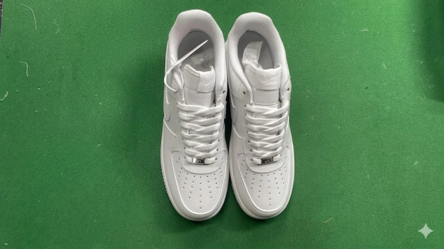 Nike Air Force 1 White Sneakers - photo 3