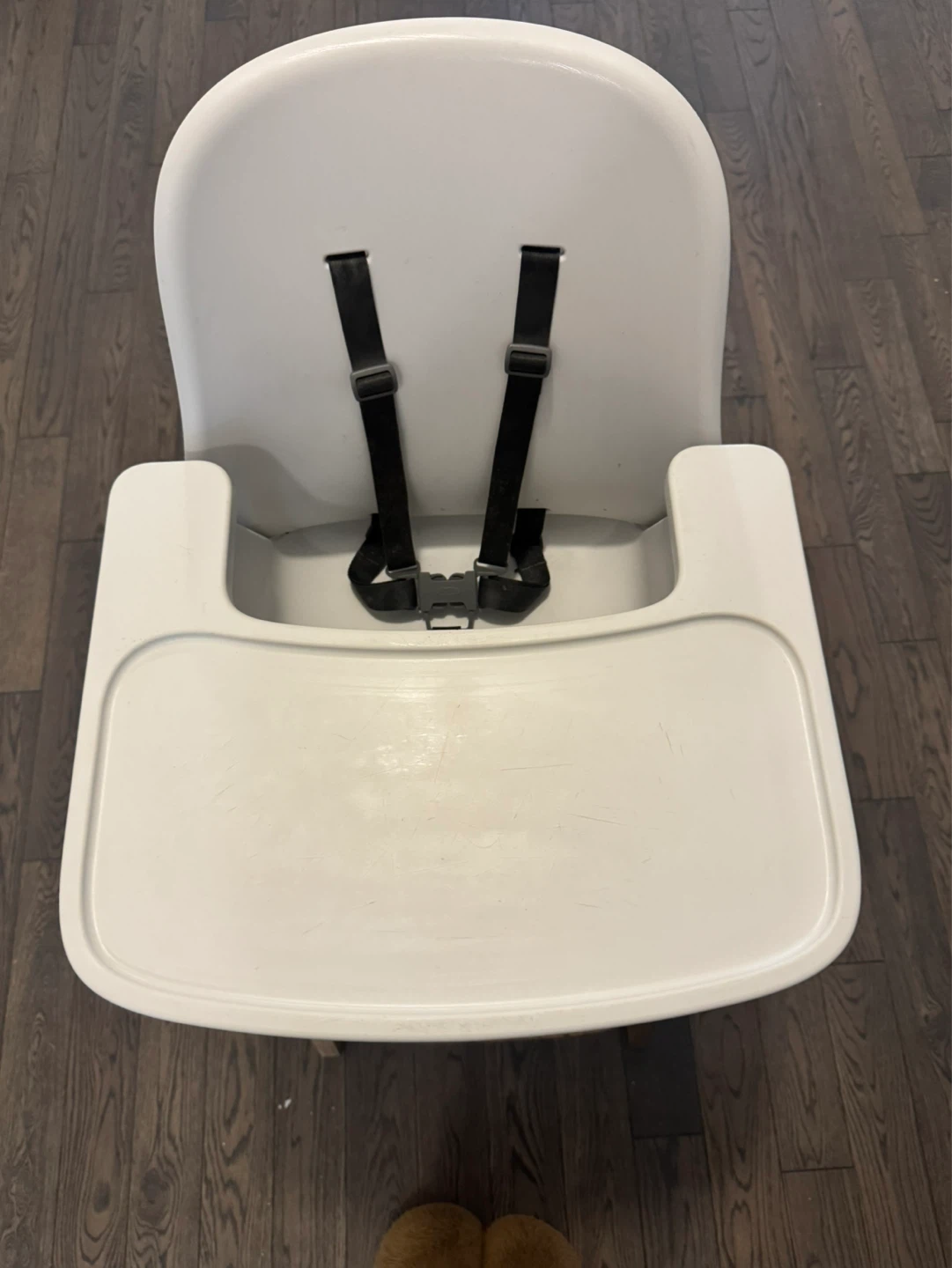 White and Wood High Chair - photo 2