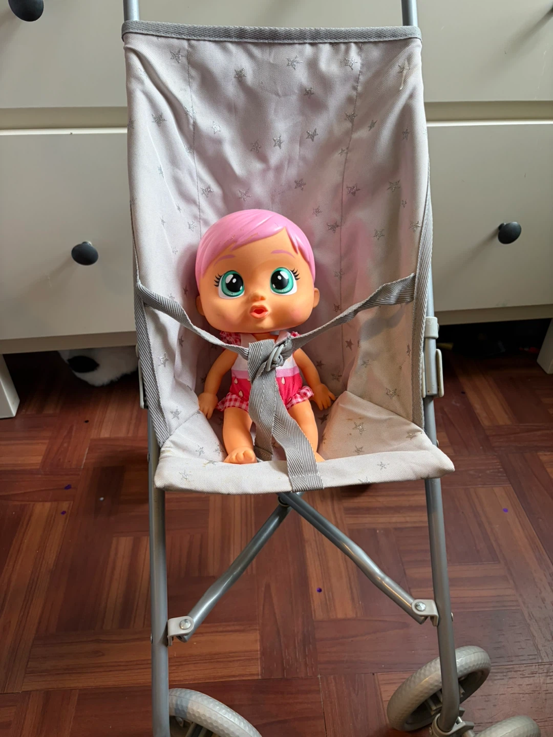 Pottery barn play stroller with baby doll - photo 4