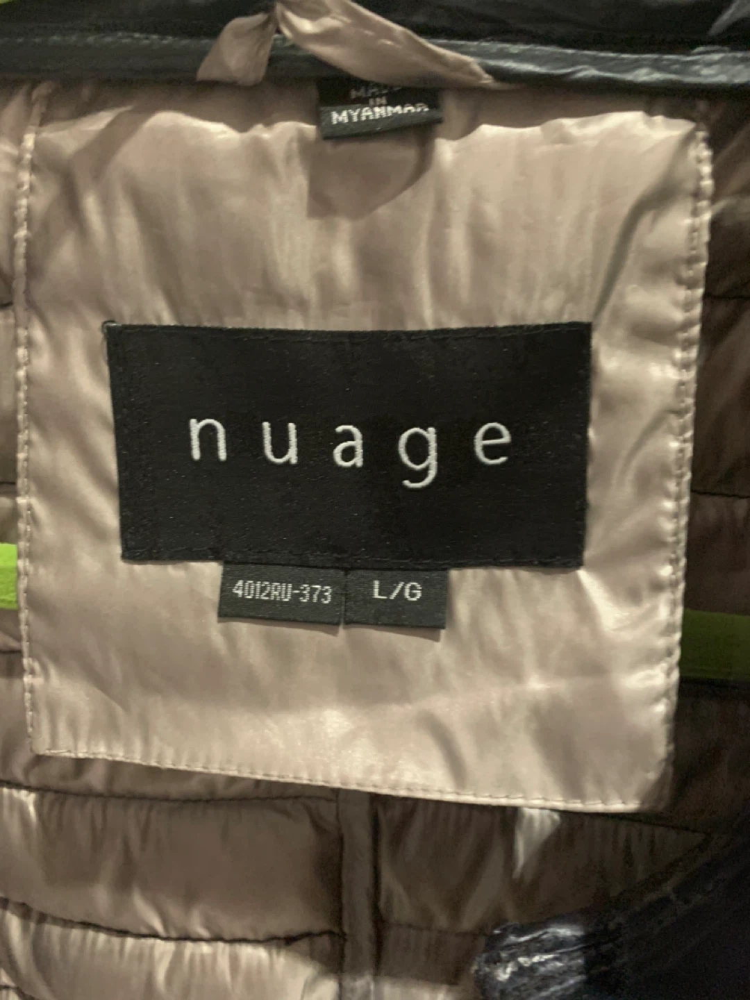 Nuage light weight Puffer Jacket - Navy Blue - Size L - photo 3