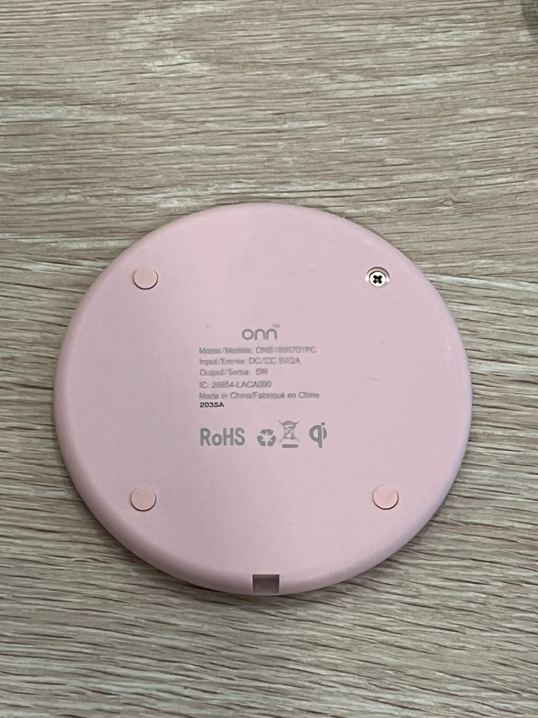 Onn. Charging Pad - Pink - photo 3
