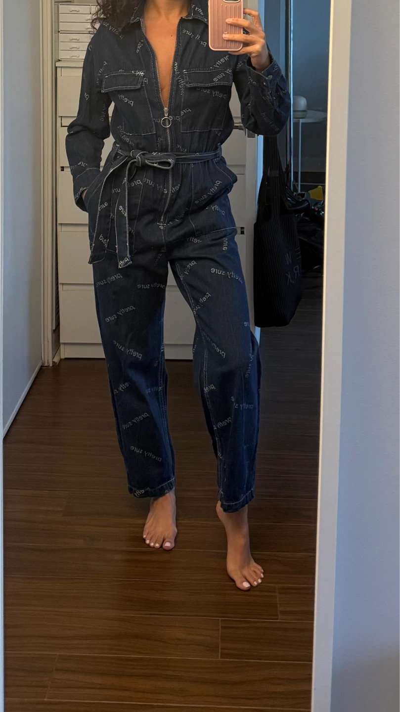 Bershka Denim Jumpsuit