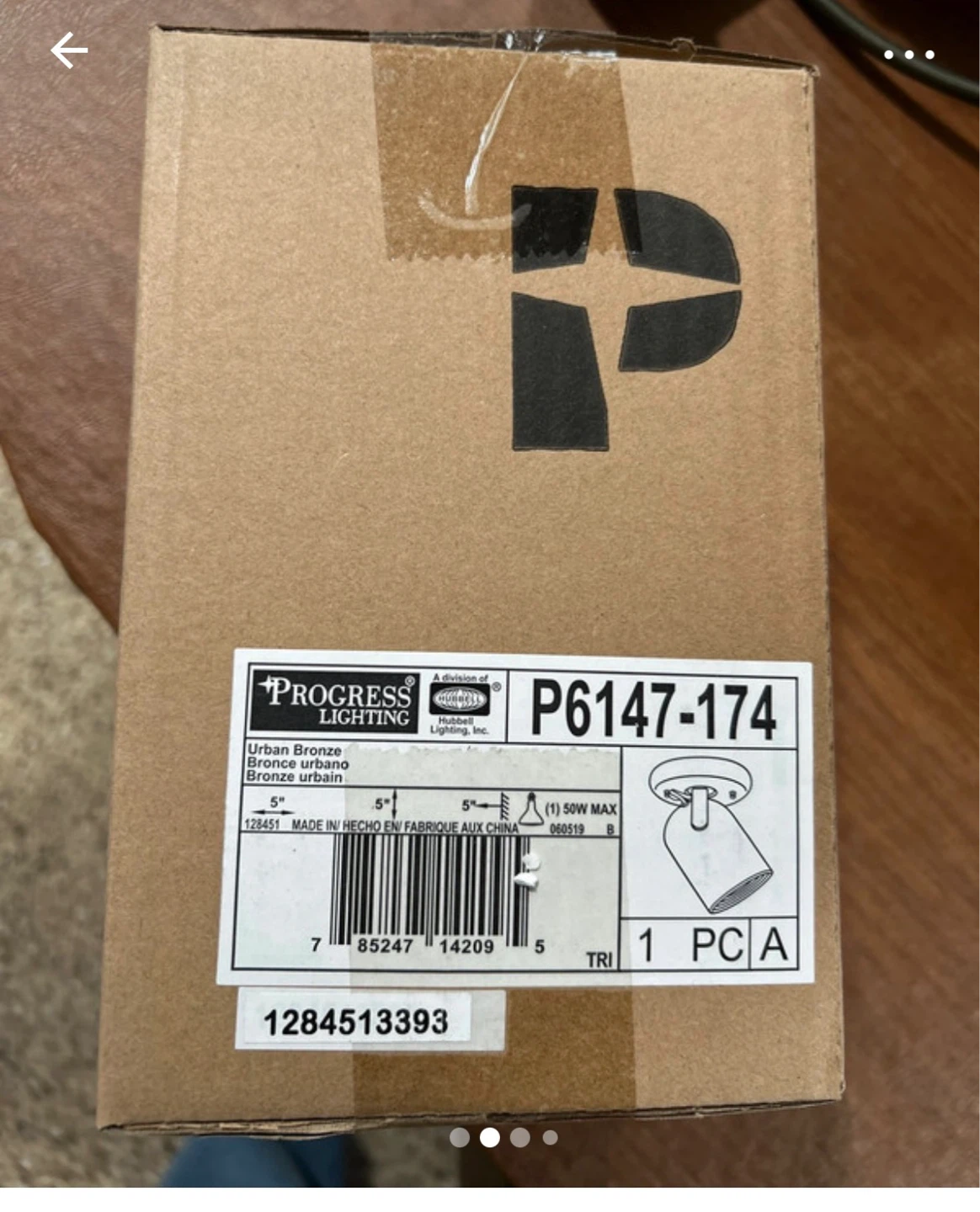 Progress Lighting P6147-174 Urban Bronze Spot Light Fixture - photo 2