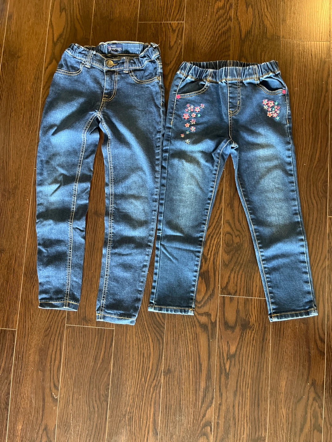 Bossini Girls Jeans and Place Leggings Girls Jeans - Set of 2