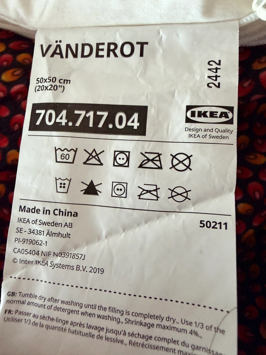 IKEA VÄNDEROT Throw Pillows (Set of 8) - photo 2