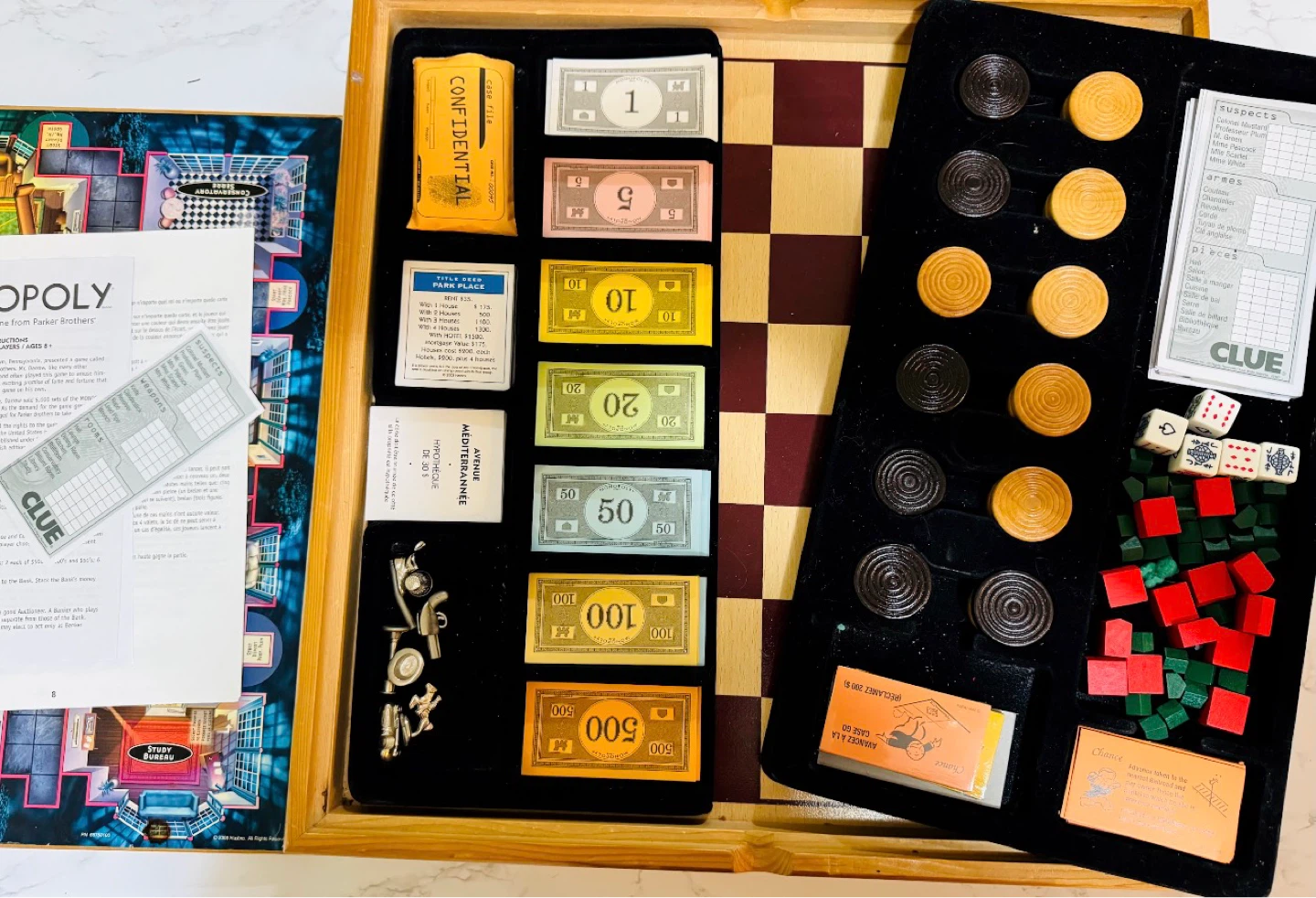 🎲 Wooden Multi-Game Set – All-in-One - photo 3