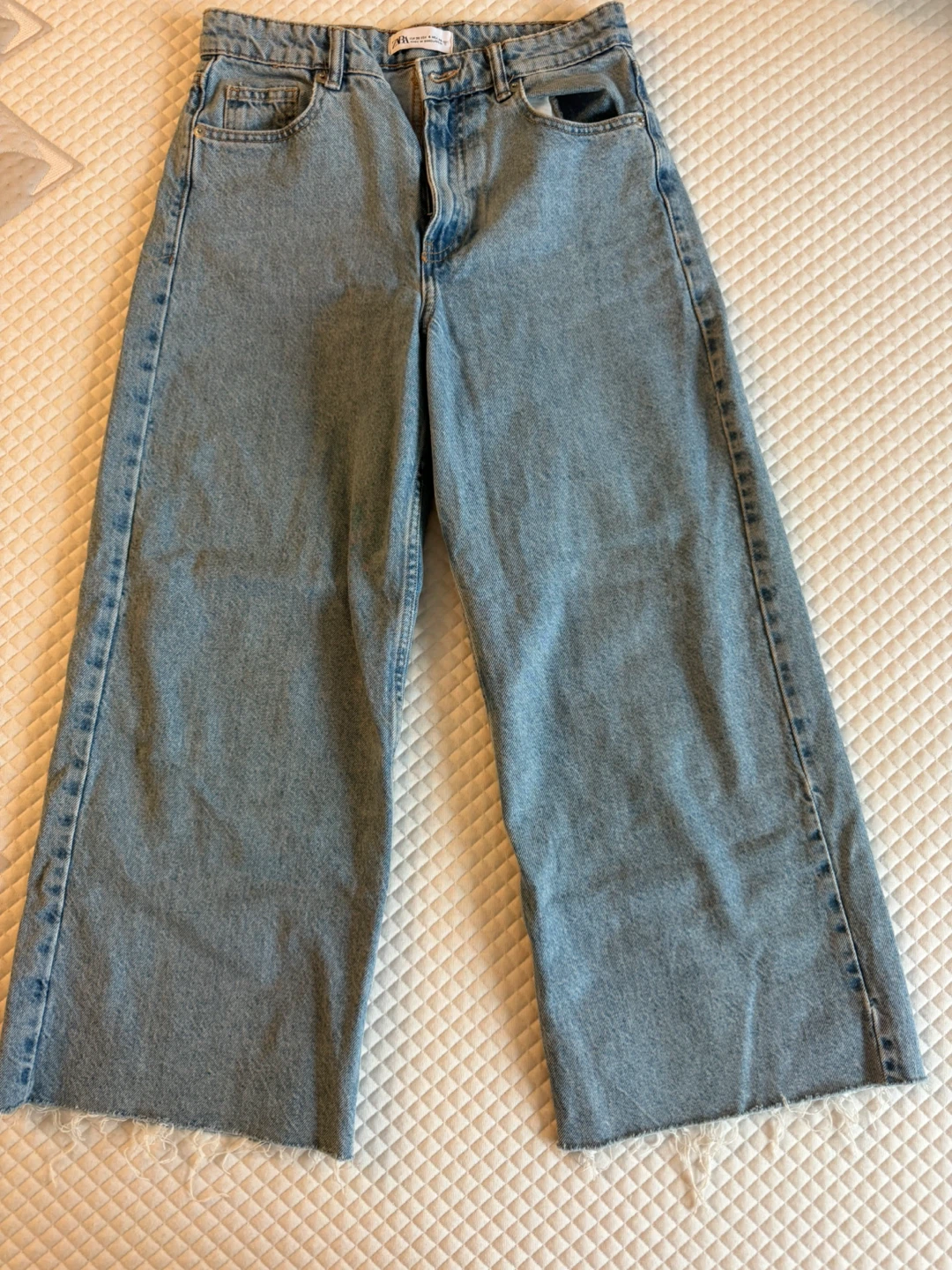 Wide Leg Cropped Jeans - photo 4