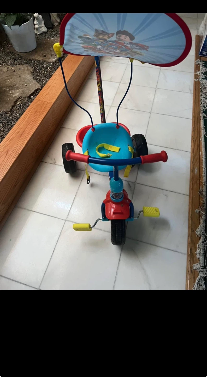Paw Patrol Kids Tricycle with Canopy - photo 3