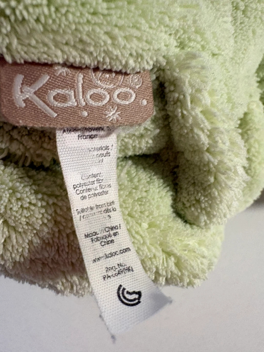 Doudou ours Kaloo vert - photo 5