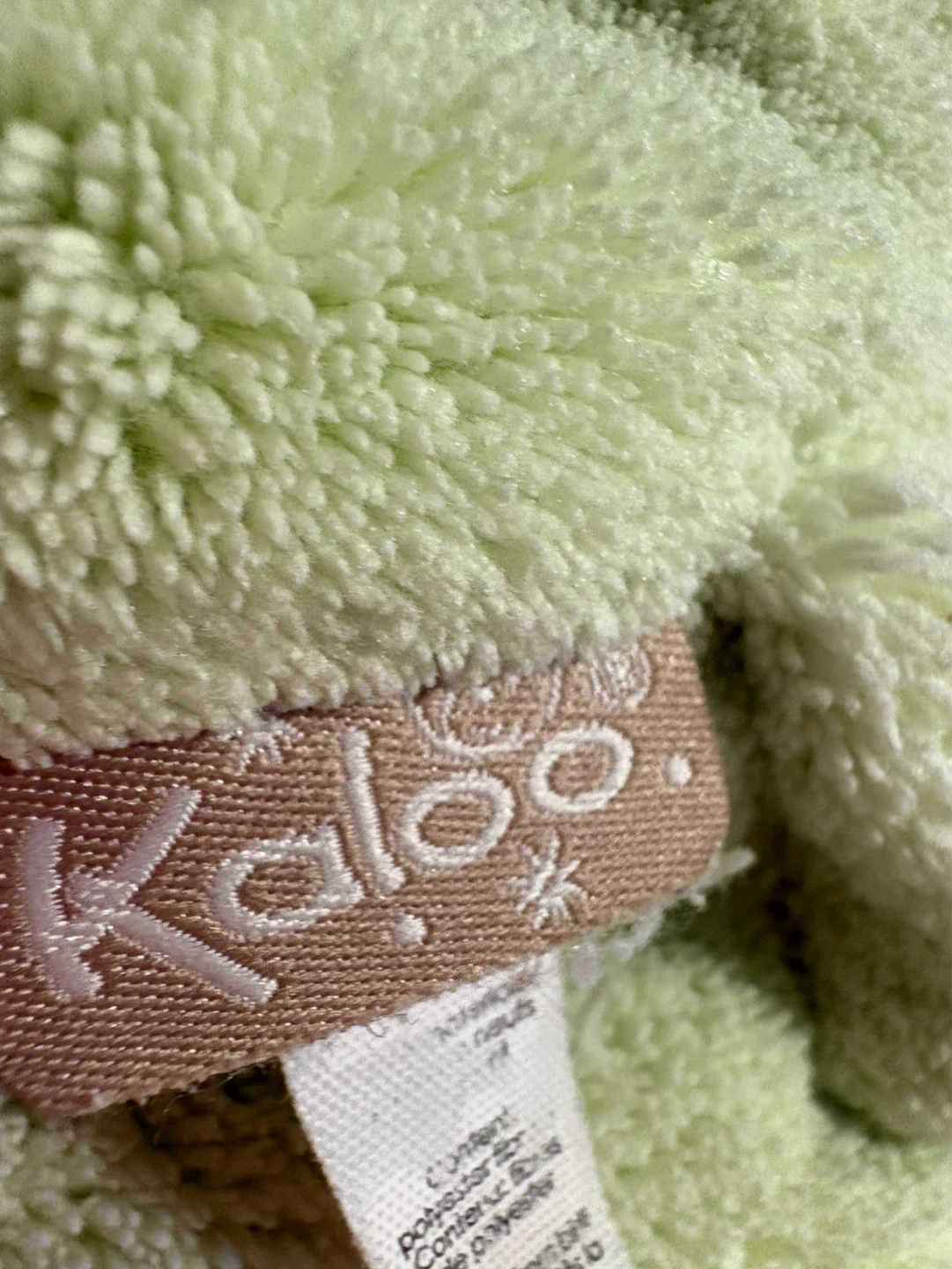 Doudou ours Kaloo vert - photo 4